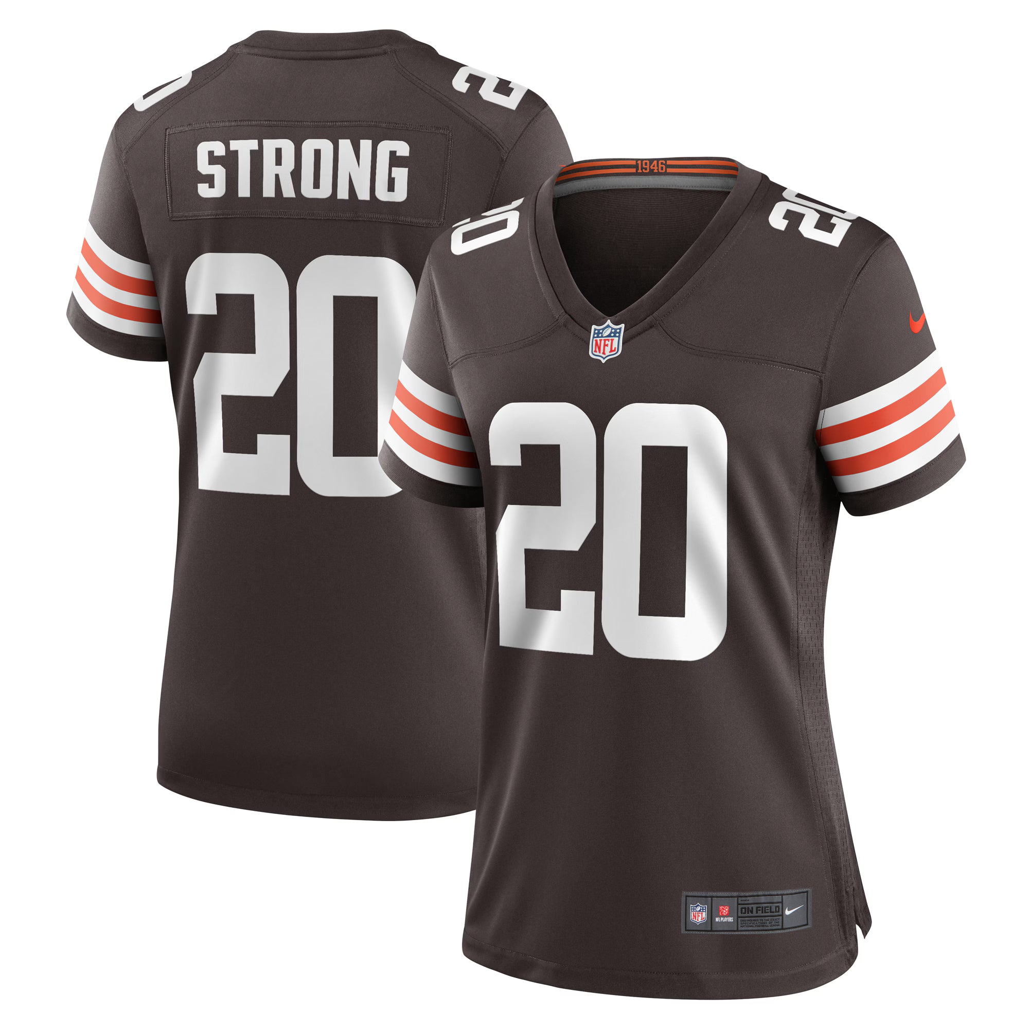 Pierre Strong Jr. Cleveland Browns Nike Women's Team Game Jersey -  Brown