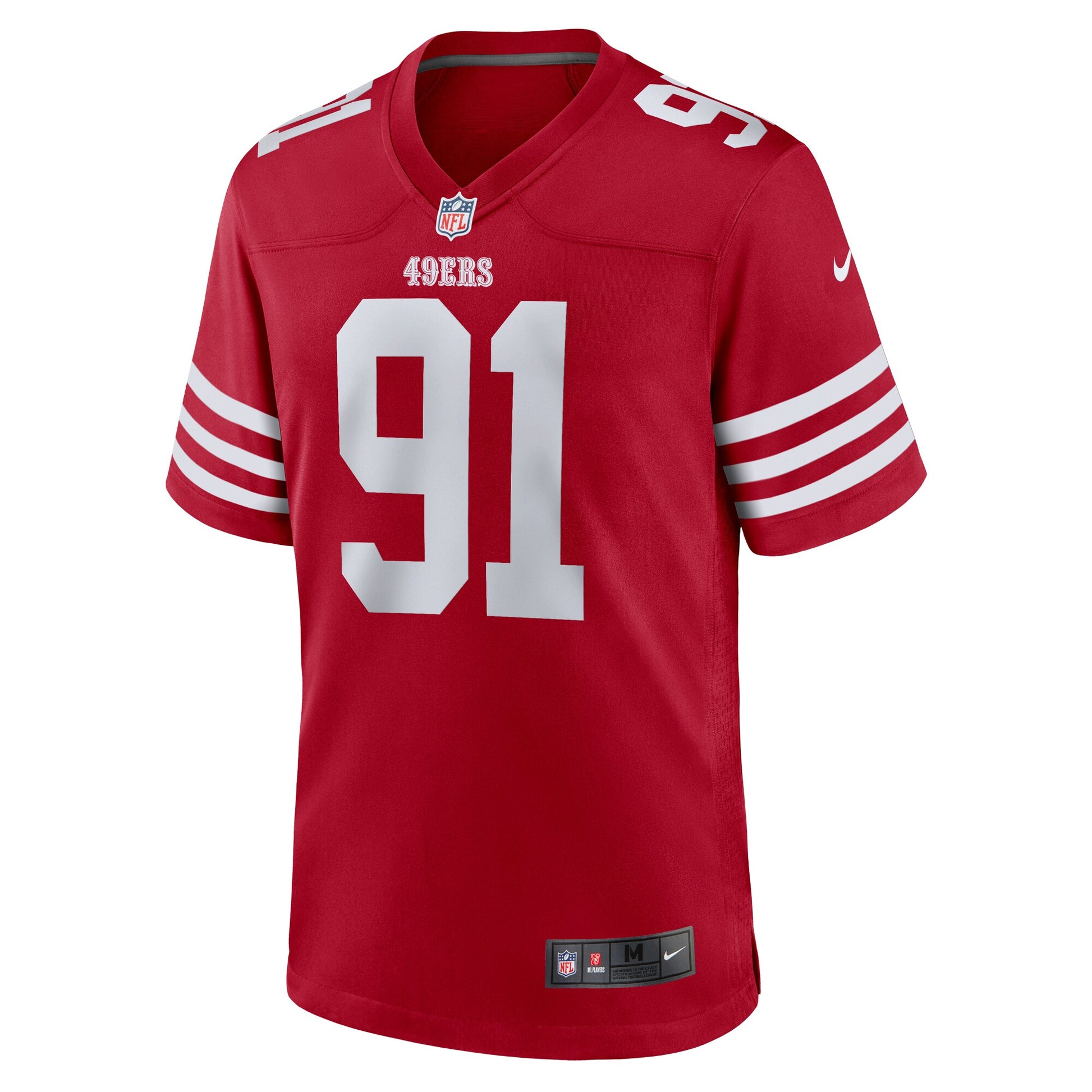 Earnest Brown IV San Francisco 49ers Nike Team Game Jersey -  Scarlet