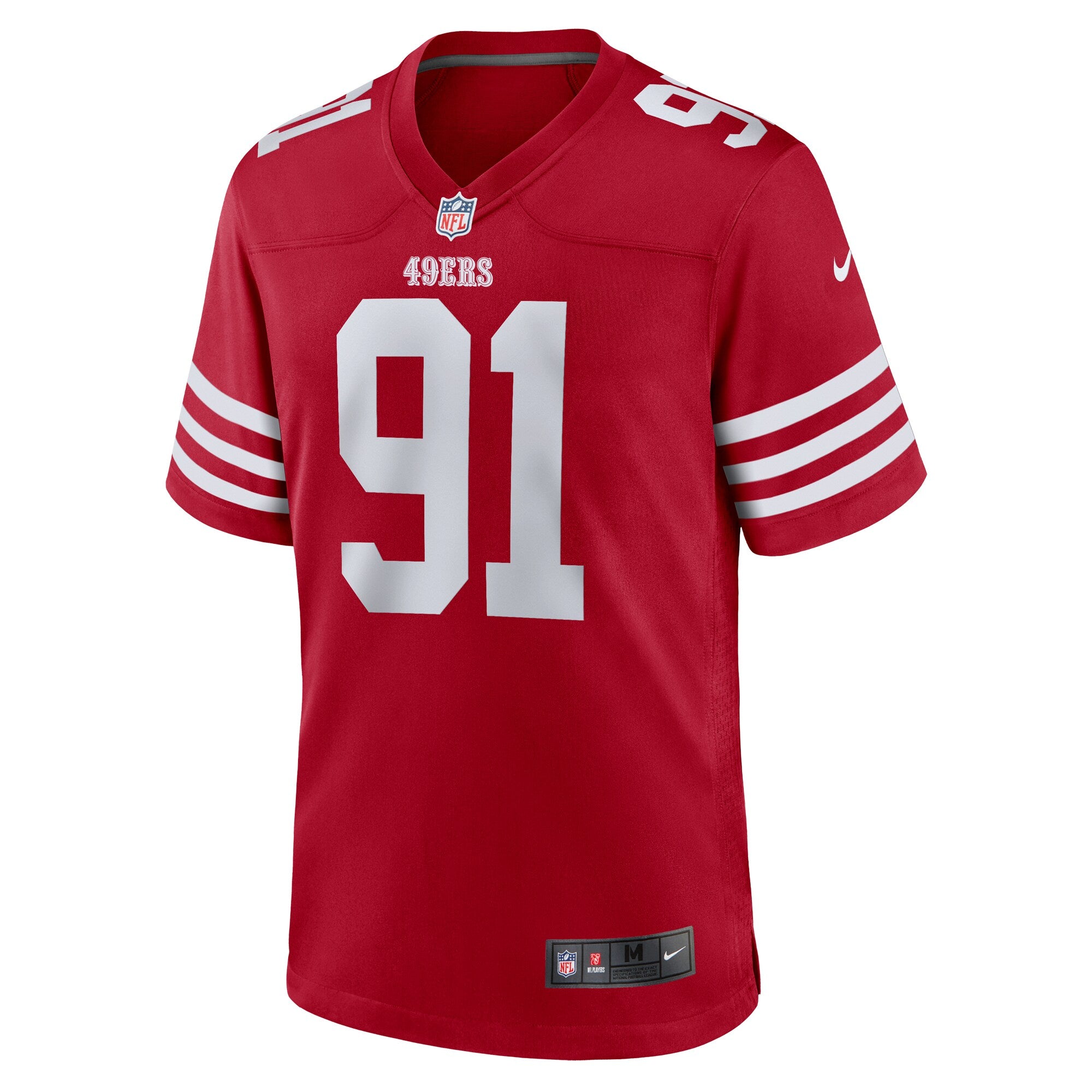 Earnest Brown IV San Francisco 49ers Nike Team Game Jersey -  Scarlet