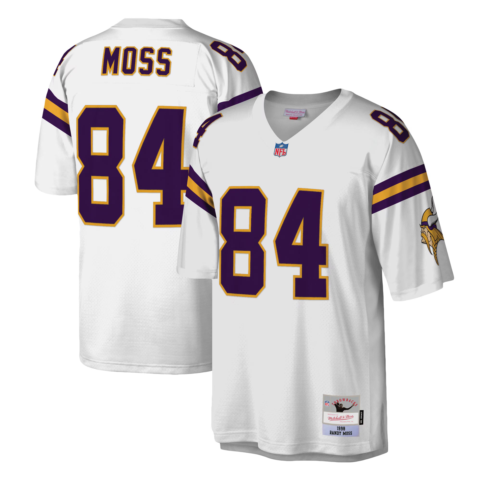 Randy Moss Minnesota Vikings Mitchell &amp; Ness Legacy Replica Jersey - White