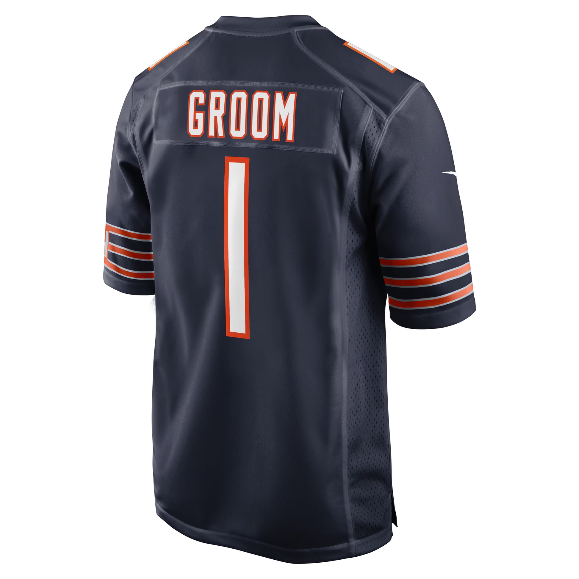 Number 1 Groom Chicago Bears Nike Game Jersey - Navy