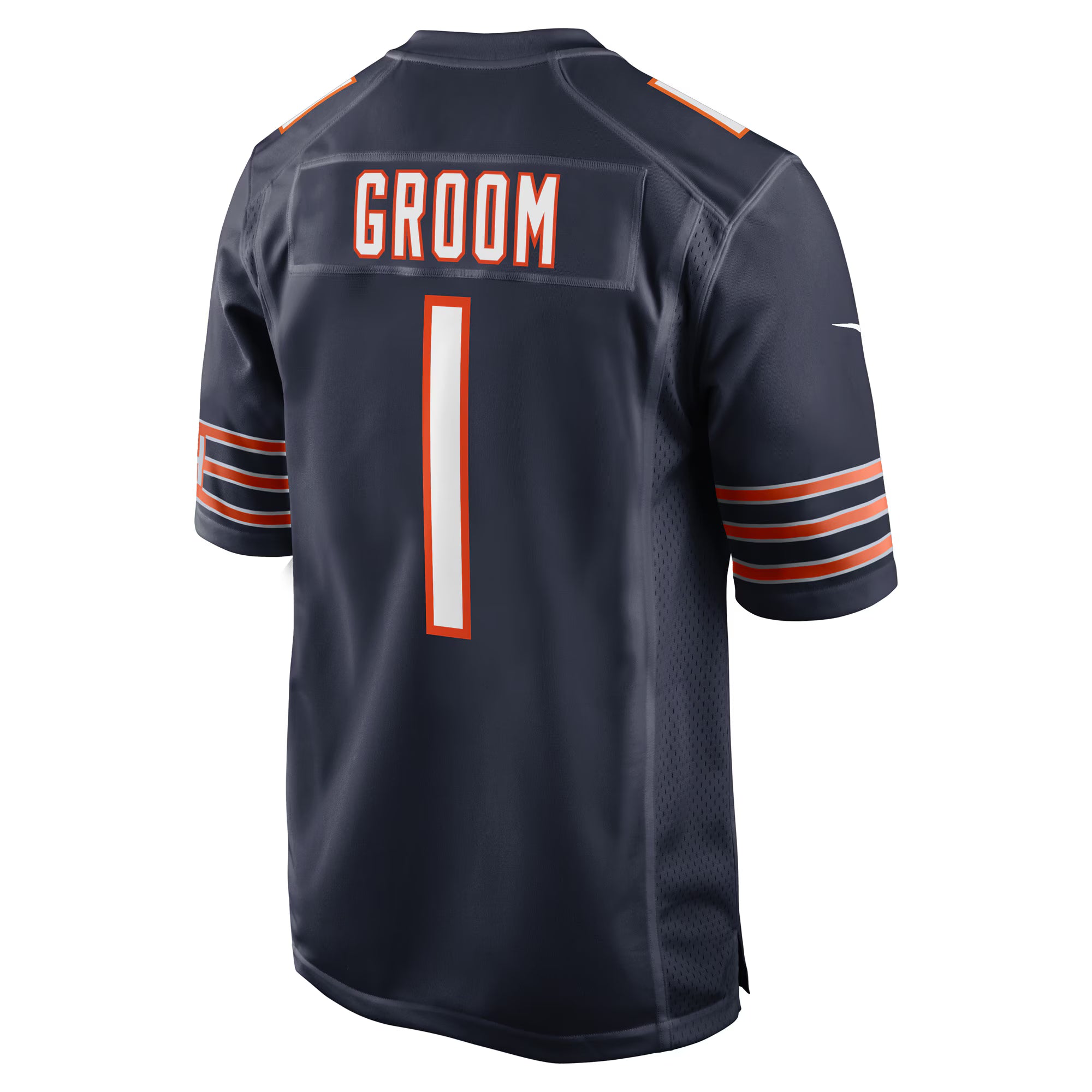 Number 1 Groom Chicago Bears Nike Game Jersey - Navy