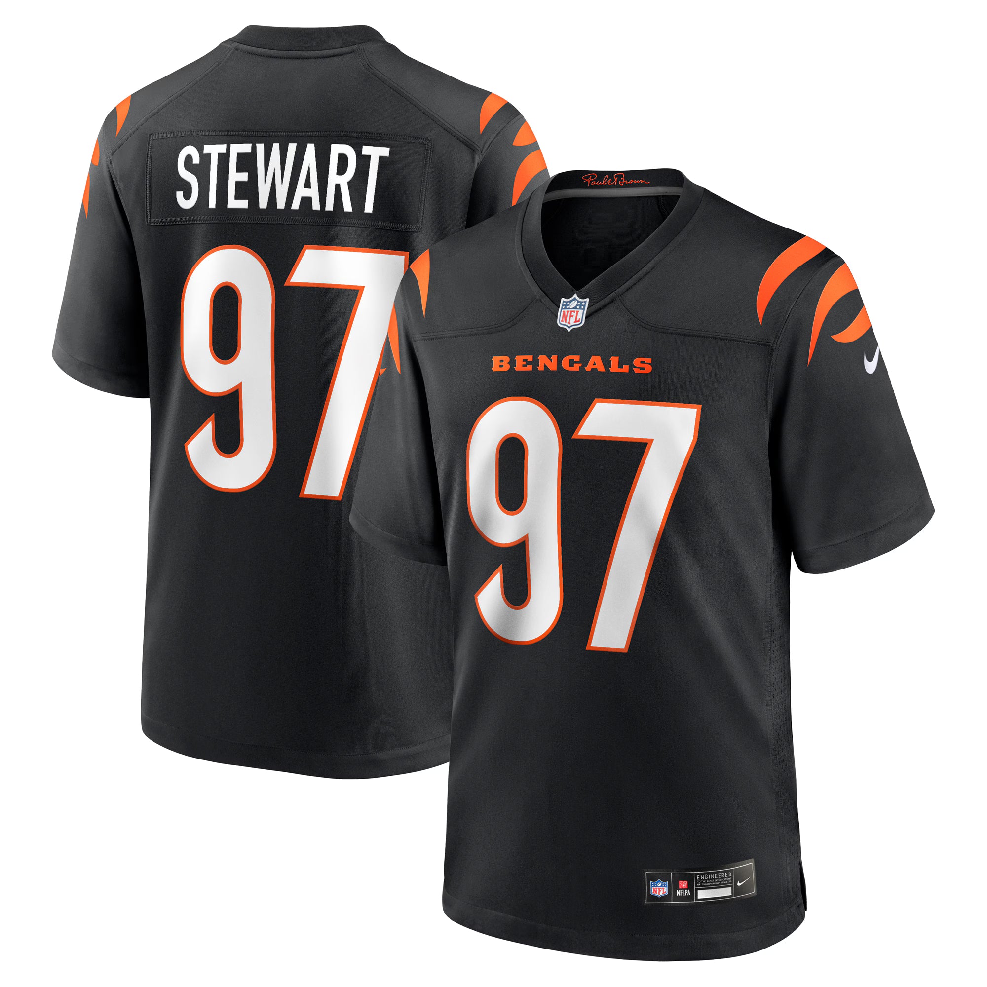 Shemar Stewart Cincinnati Bengals Nike Team Game Jersey -  Black
