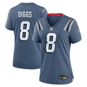 Stefon Diggs New England Patriots Nike Women's 2025 Rivalries Collection Game Jersey - Storm Blue