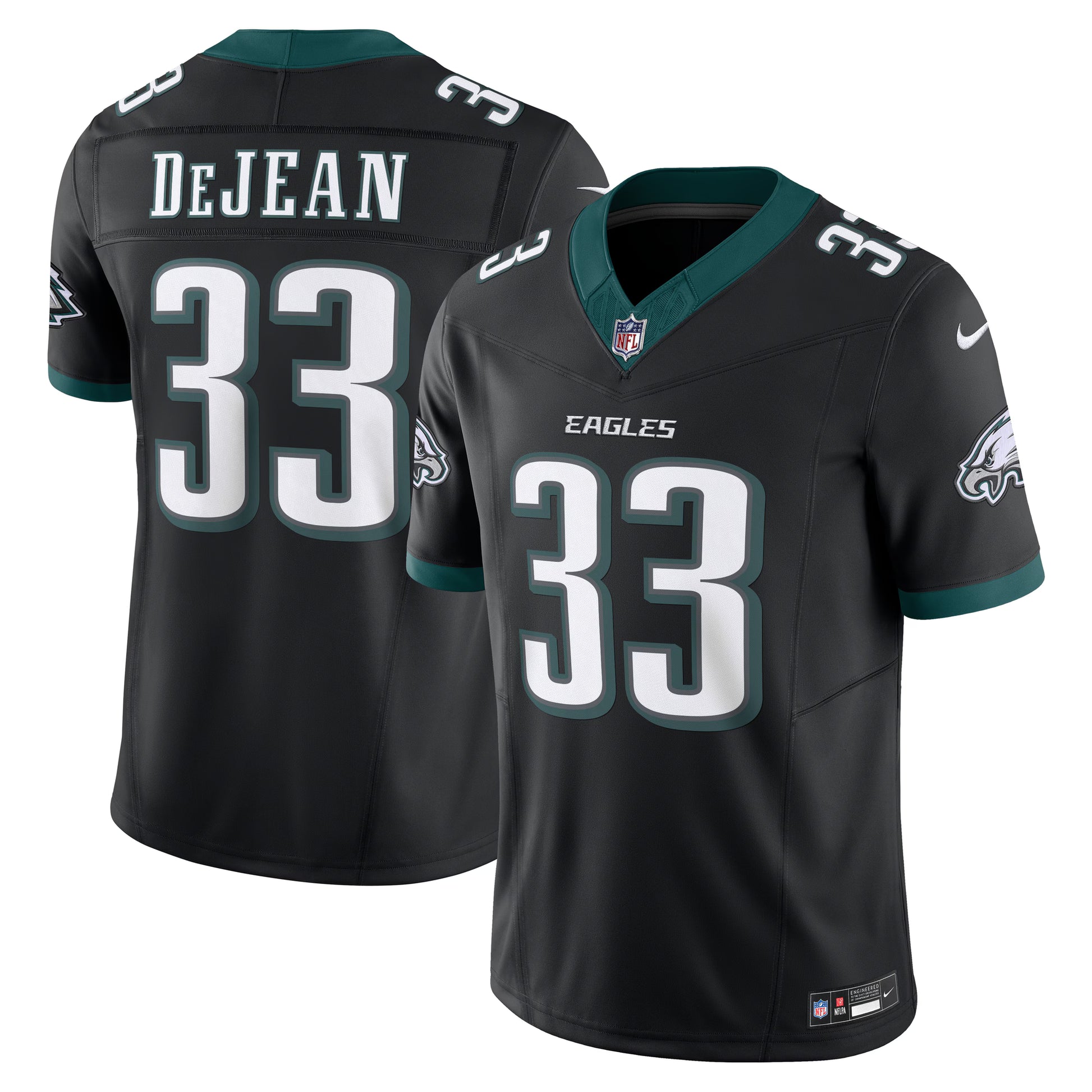 Cooper DeJean Philadelphia Eagles Nike Alternate  Vapor F.U.S.E. Limited Jersey - Black