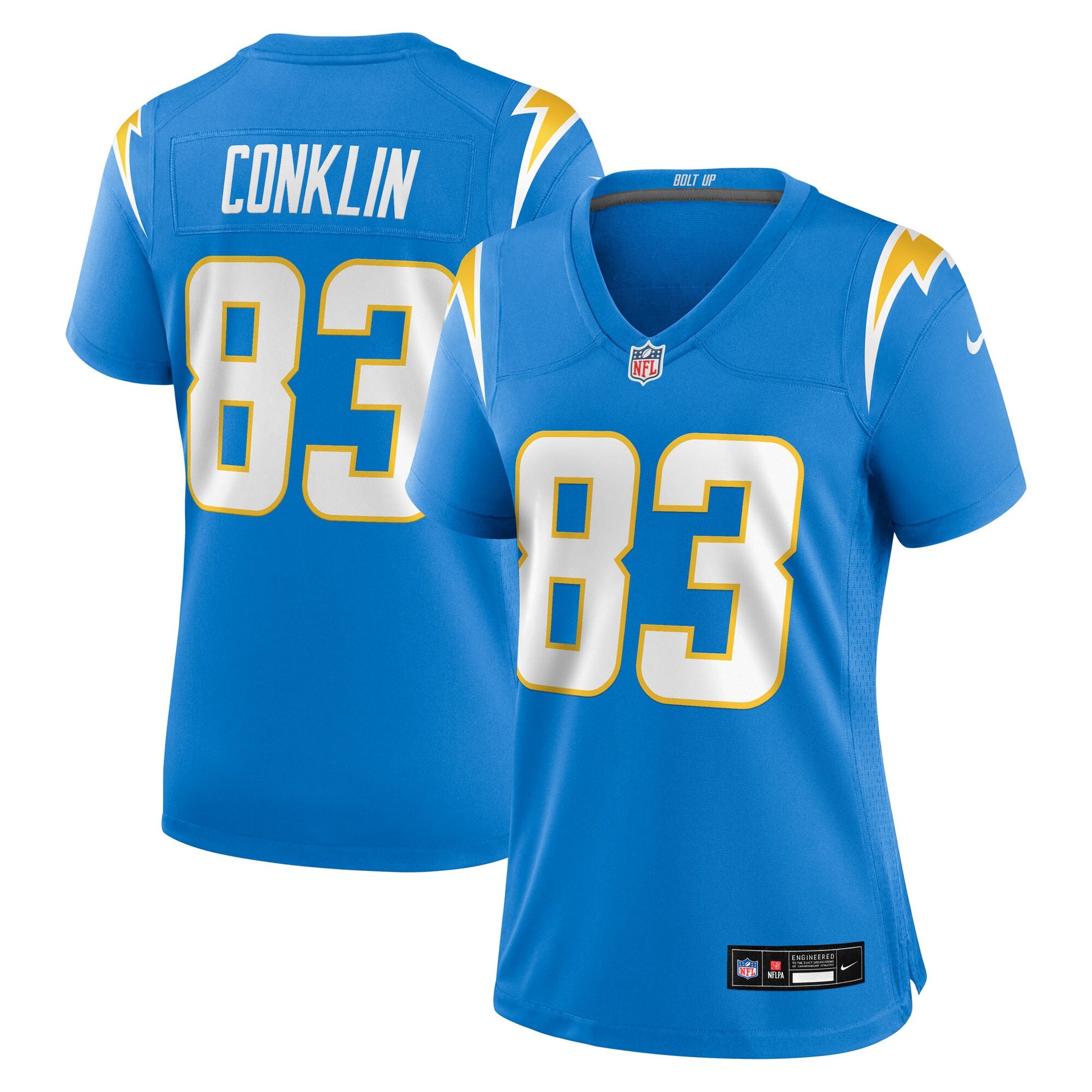 Tyler Conklin Los Angeles Chargers Nike Women's Team Game Jersey -  Powder Blue