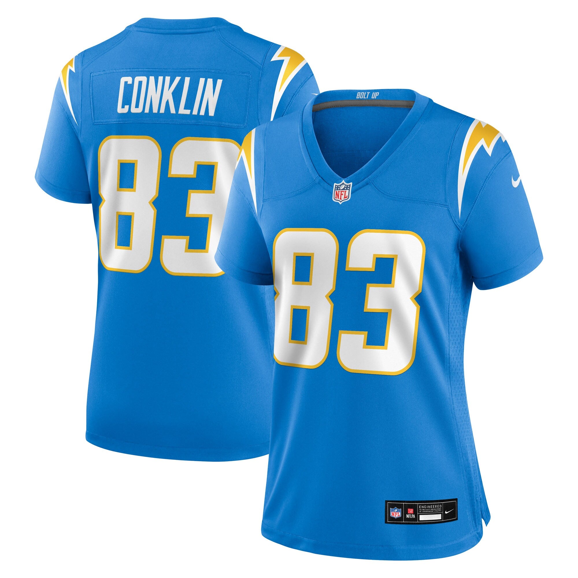 Tyler Conklin Los Angeles Chargers Nike Women's Team Game Jersey -  Powder Blue