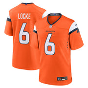 P.J. Locke Denver Broncos Nike Team Game Jersey -  Orange