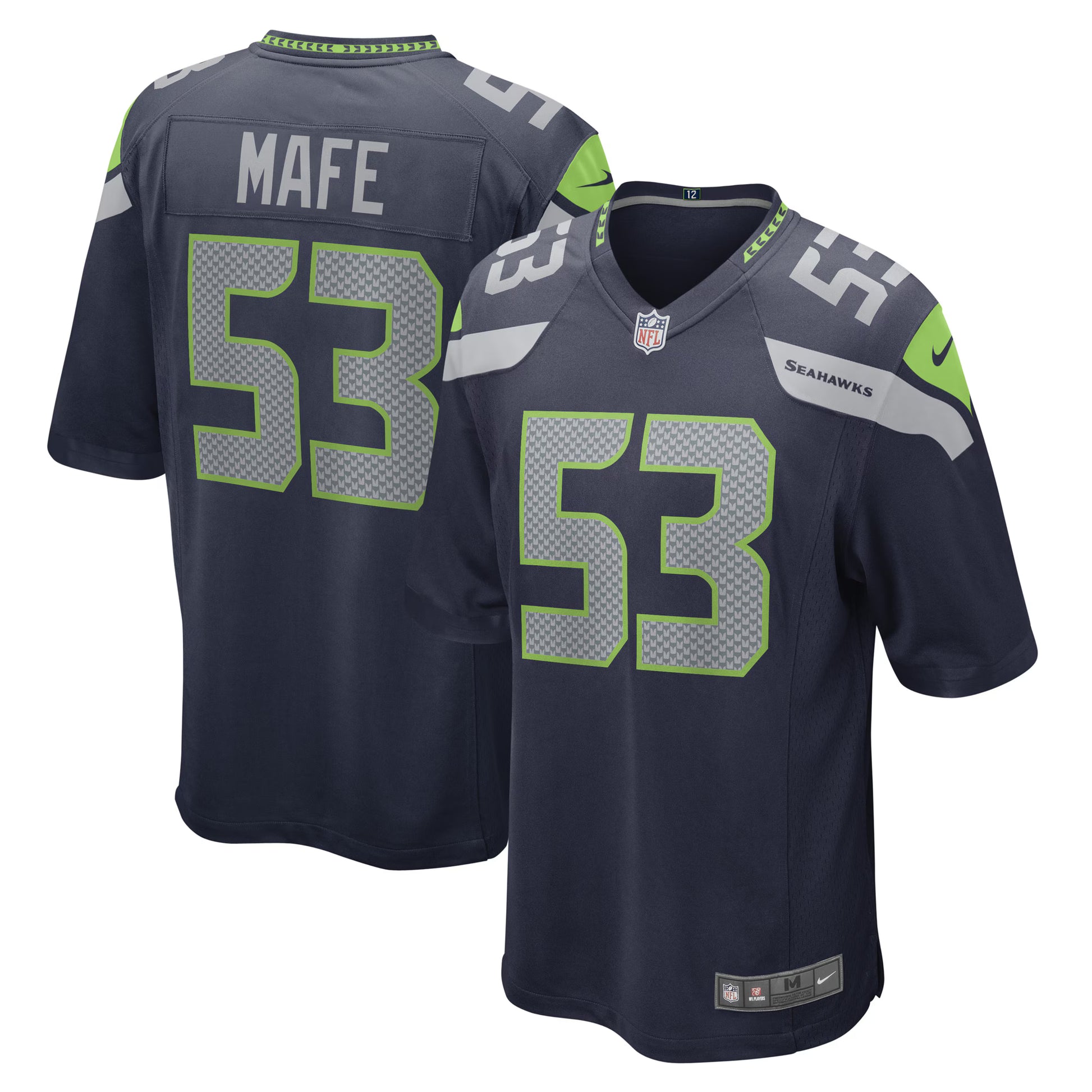 Boye Mafe Seattle Seahawks Nike Game Player Jersey - College Navy