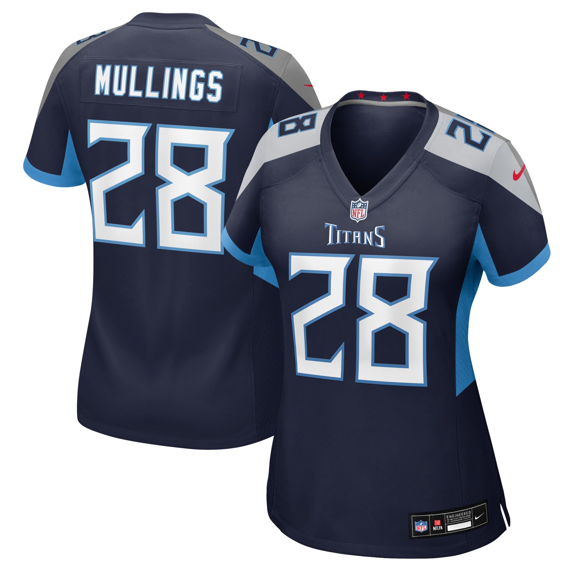 Kalel Mullings Tennessee Titans Nike Women's Team Game Jersey -  Navy