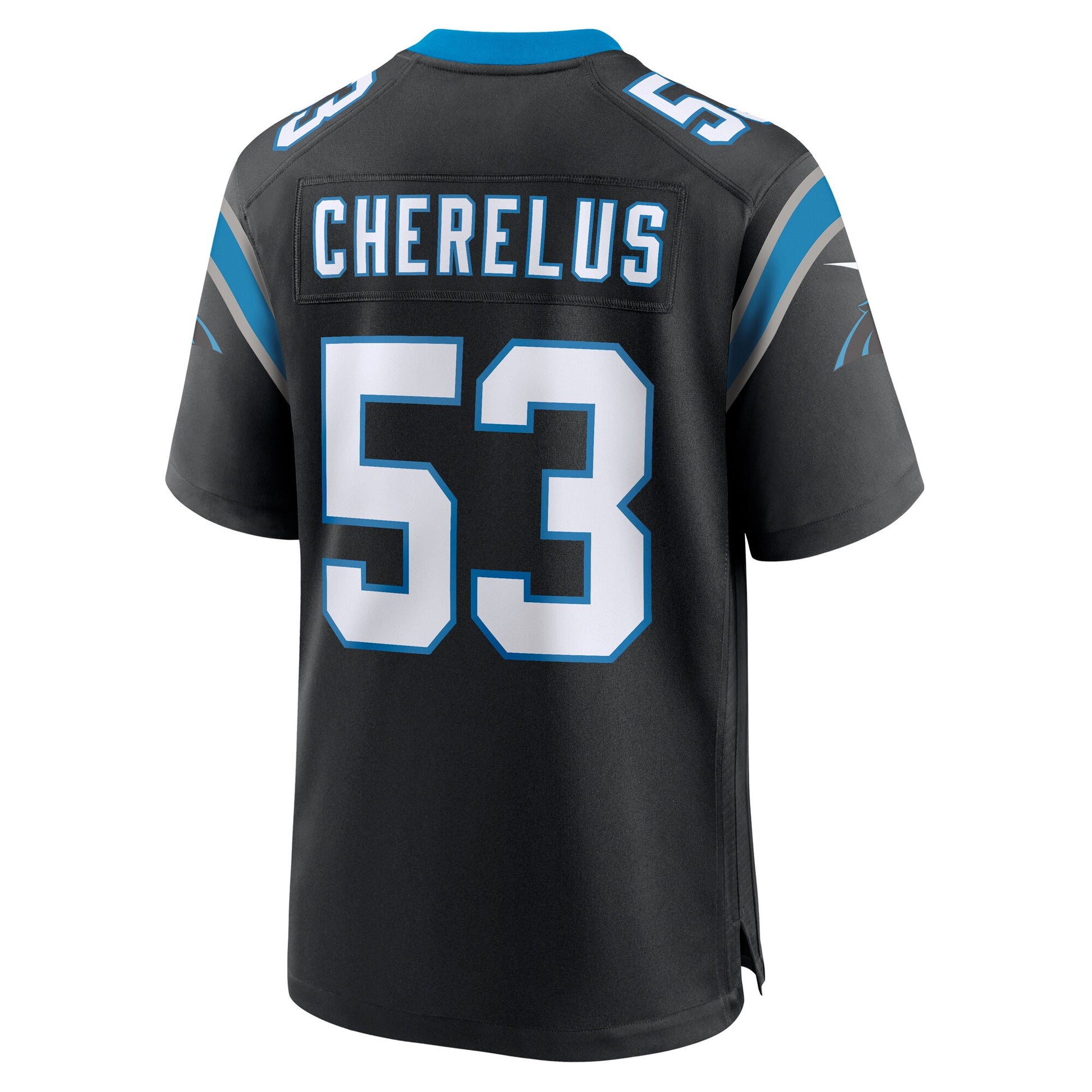 Claudin Cherelus Carolina Panthers Nike Team Game Jersey -  Black