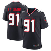 Folorunso Fatukasi Houston Texans Nike Team Game Jersey -  Navy