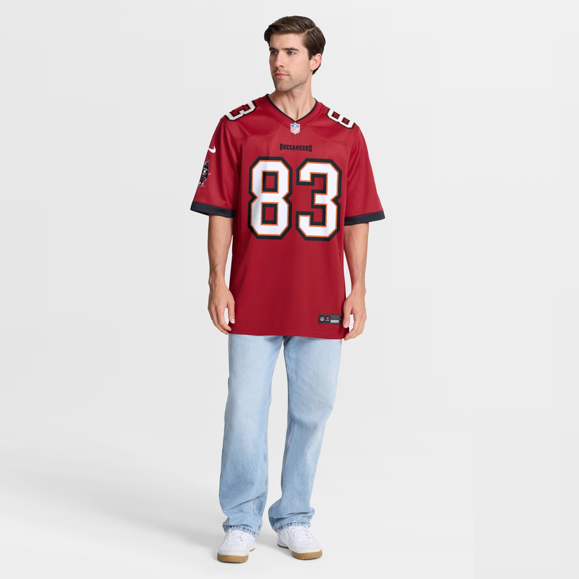 Caden Prieskorn Tampa Bay Buccaneers Nike Team Game Jersey -  Red