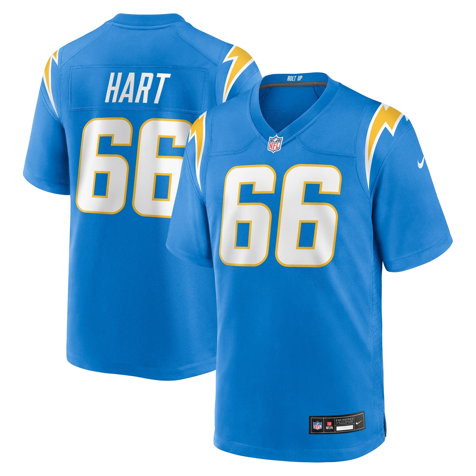 Bobby Hart Los Angeles Chargers Nike Team Game Jersey -  Powder Blue