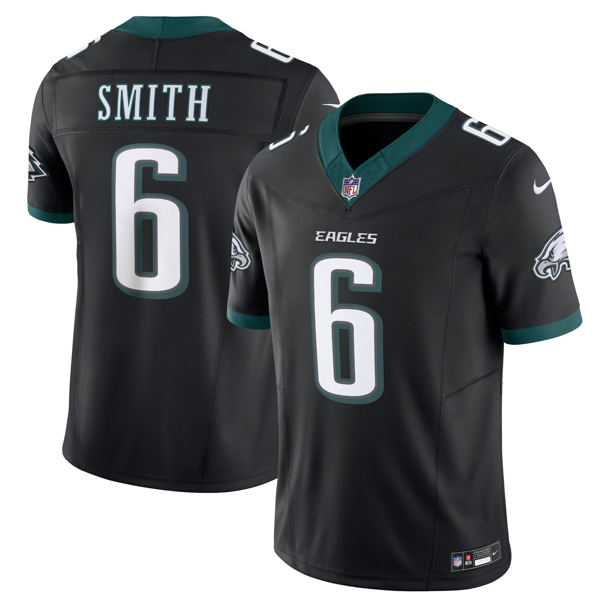 DeVonta Smith Philadelphia Eagles Nike Alternate Vapor F.U.S.E. Limited Jersey - Black