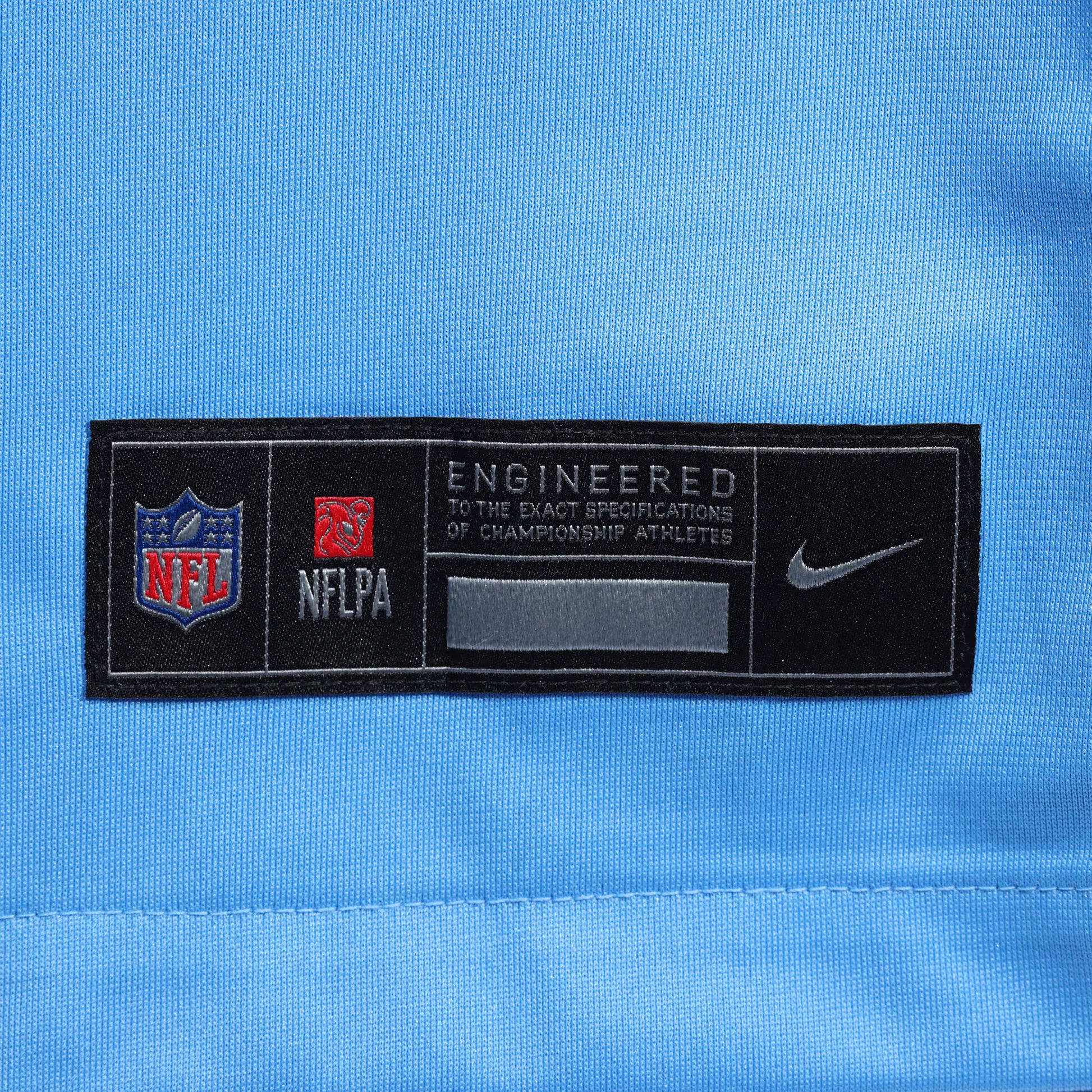 Tennessee Titans Nike Oilers Throwback Custom Game Jersey - Light Blue