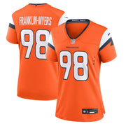 John Franklin-Myers Denver Broncos Nike Women's Team Game Jersey -  Orange