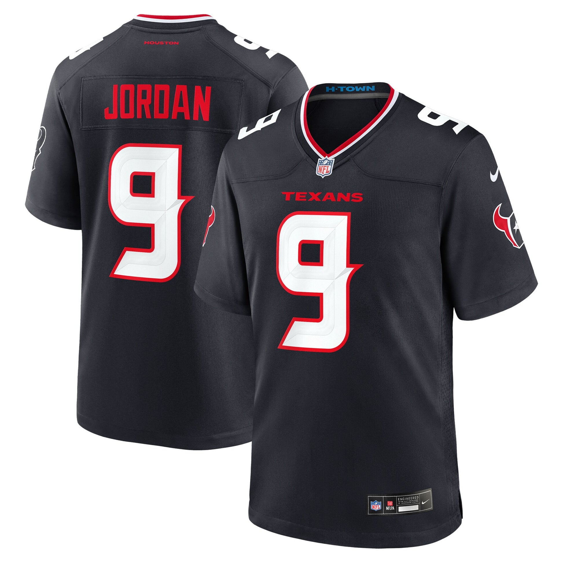 Brevin Jordan Houston Texans Nike Team Game Jersey -  Navy