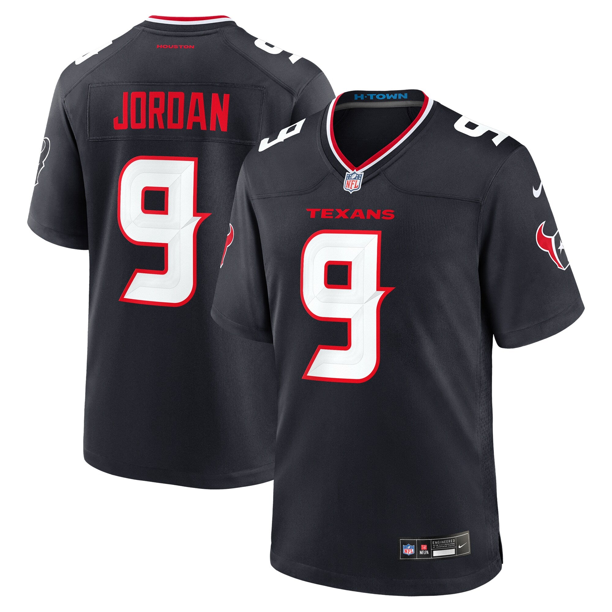 Brevin Jordan Houston Texans Nike Team Game Jersey -  Navy
