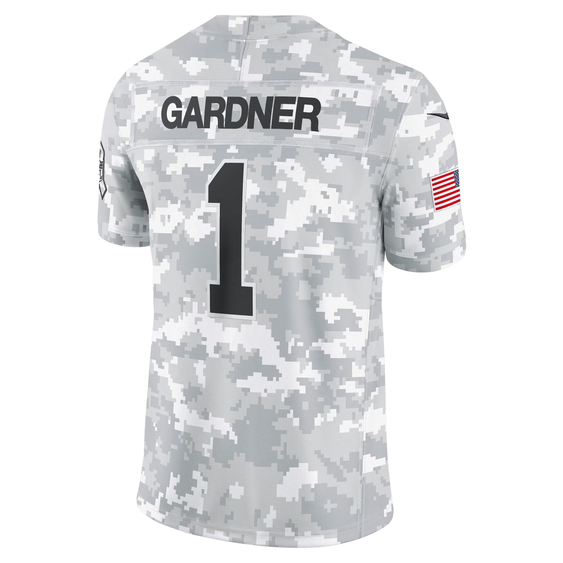 Sauce Gardner New York Jets Nike 2024 Salute to Service Limited Jersey - Arctic Camo