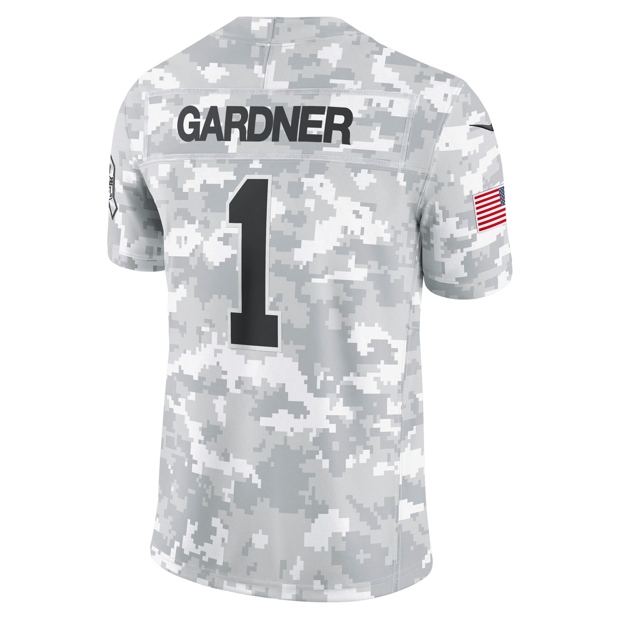 Sauce Gardner New York Jets Nike 2024 Salute to Service Limited Jersey - Arctic Camo