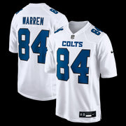Tyler Warren Indianapolis Colts Nike Fashion Game Jersey - Tundra White