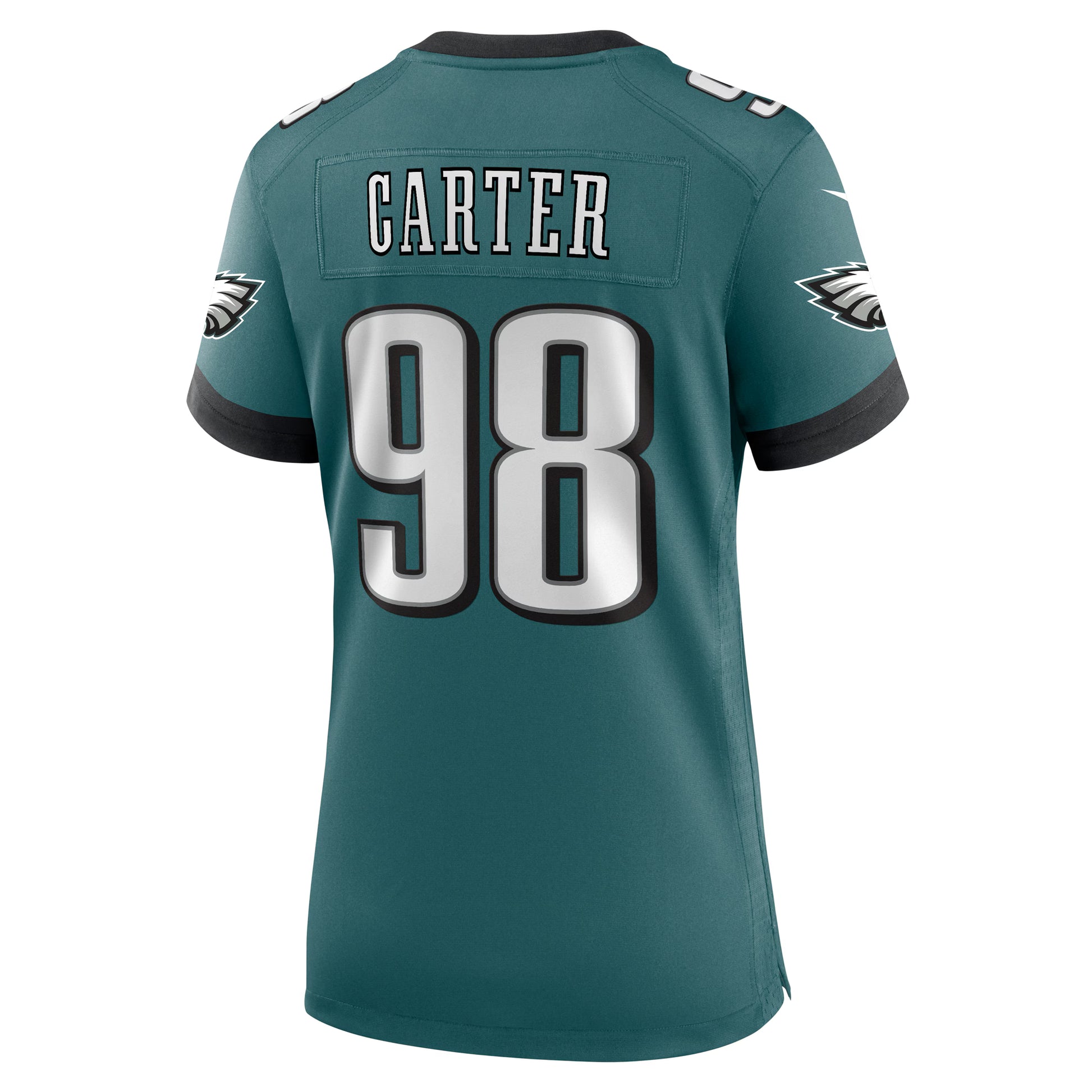 Jalen Carter Philadelphia Eagles Nike Women's Team Game Jersey - Midnight Green