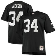 Bo Jackson Las Vegas Raiders Mitchell &amp; Ness Big &amp; Tall 1988 Retired Player Replica Jersey - Black