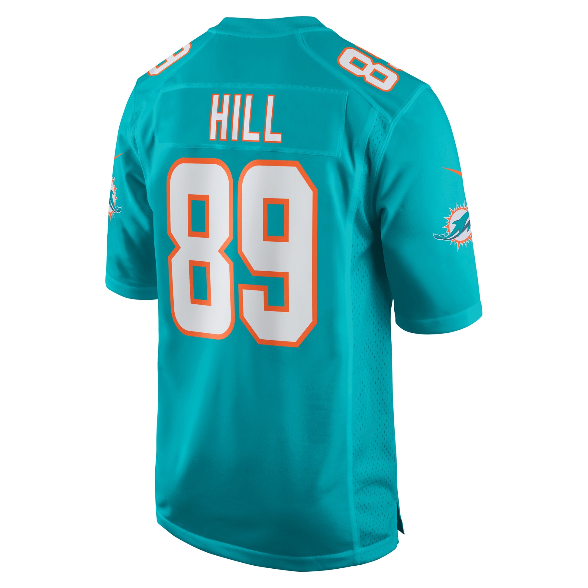 Julian Hill Miami Dolphins Nike  Game Jersey -  Aqua