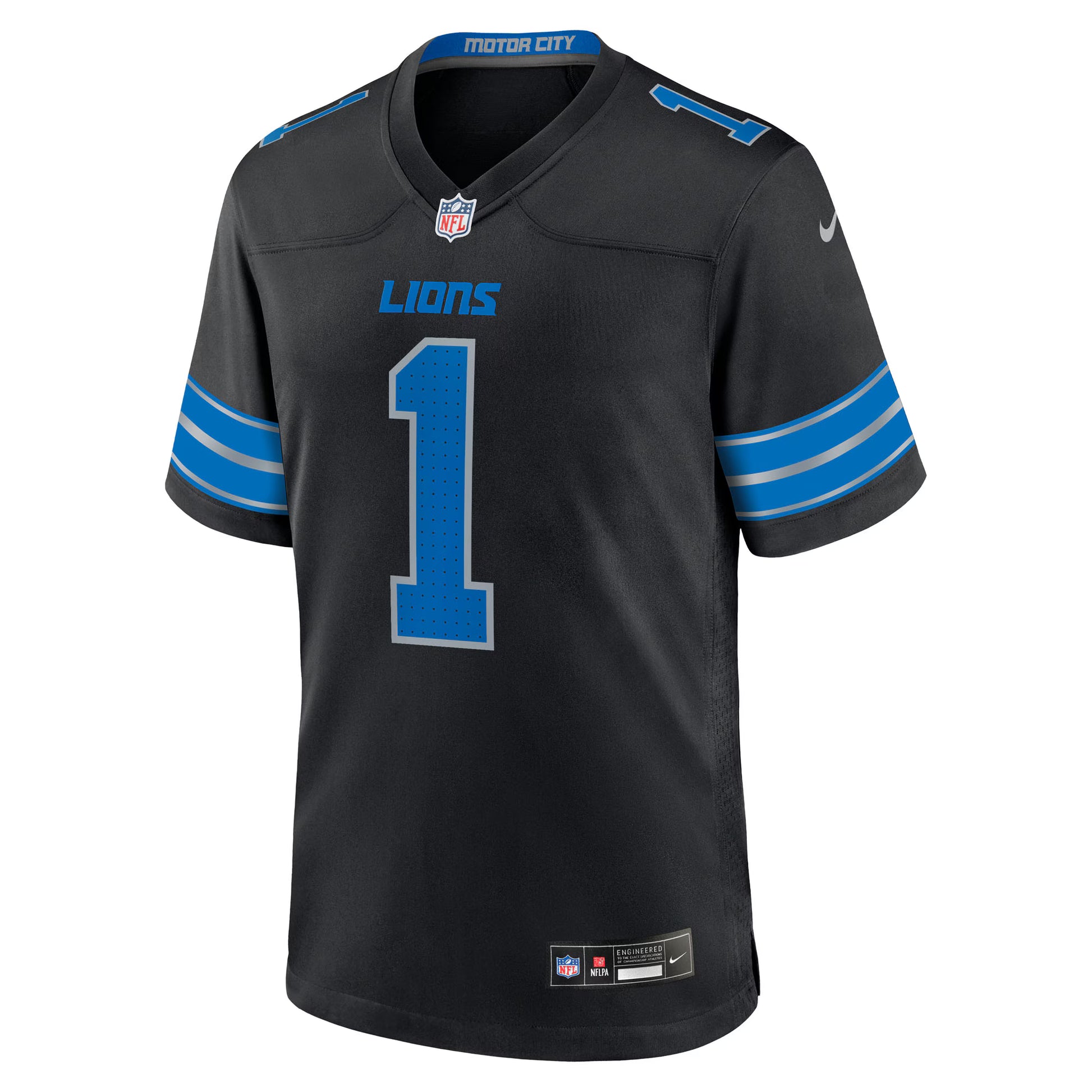 Jameson Williams Detroit Lions Nike Alternate Game Player Jersey - Black