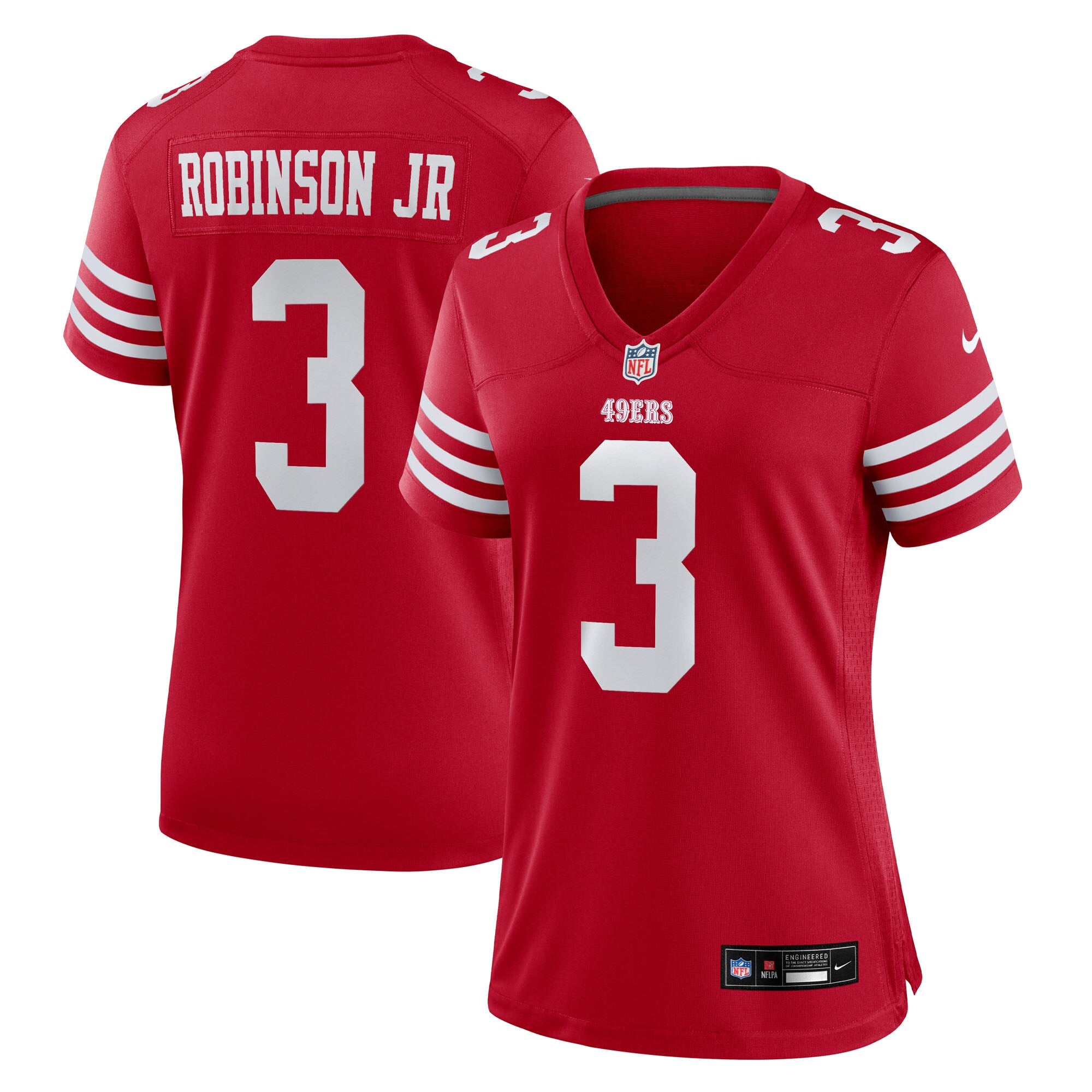 Brian Robinson Jr. San Francisco 49ers Nike Women's Team Game Jersey -  Scarlet