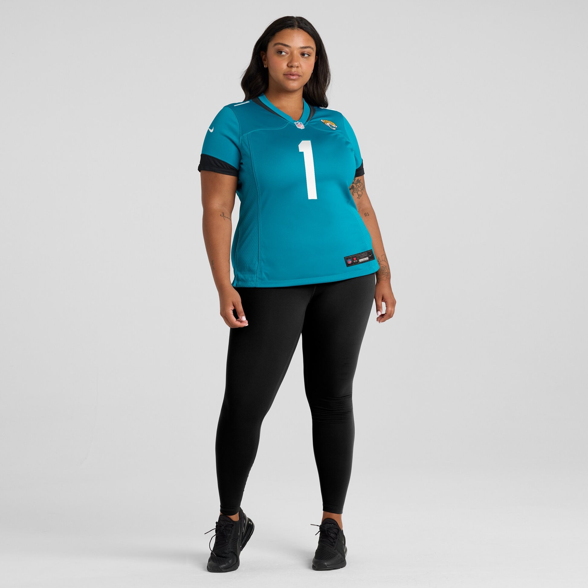 Number 1 Bride Jacksonville Jaguars Nike Women's Game Jersey - Teal
