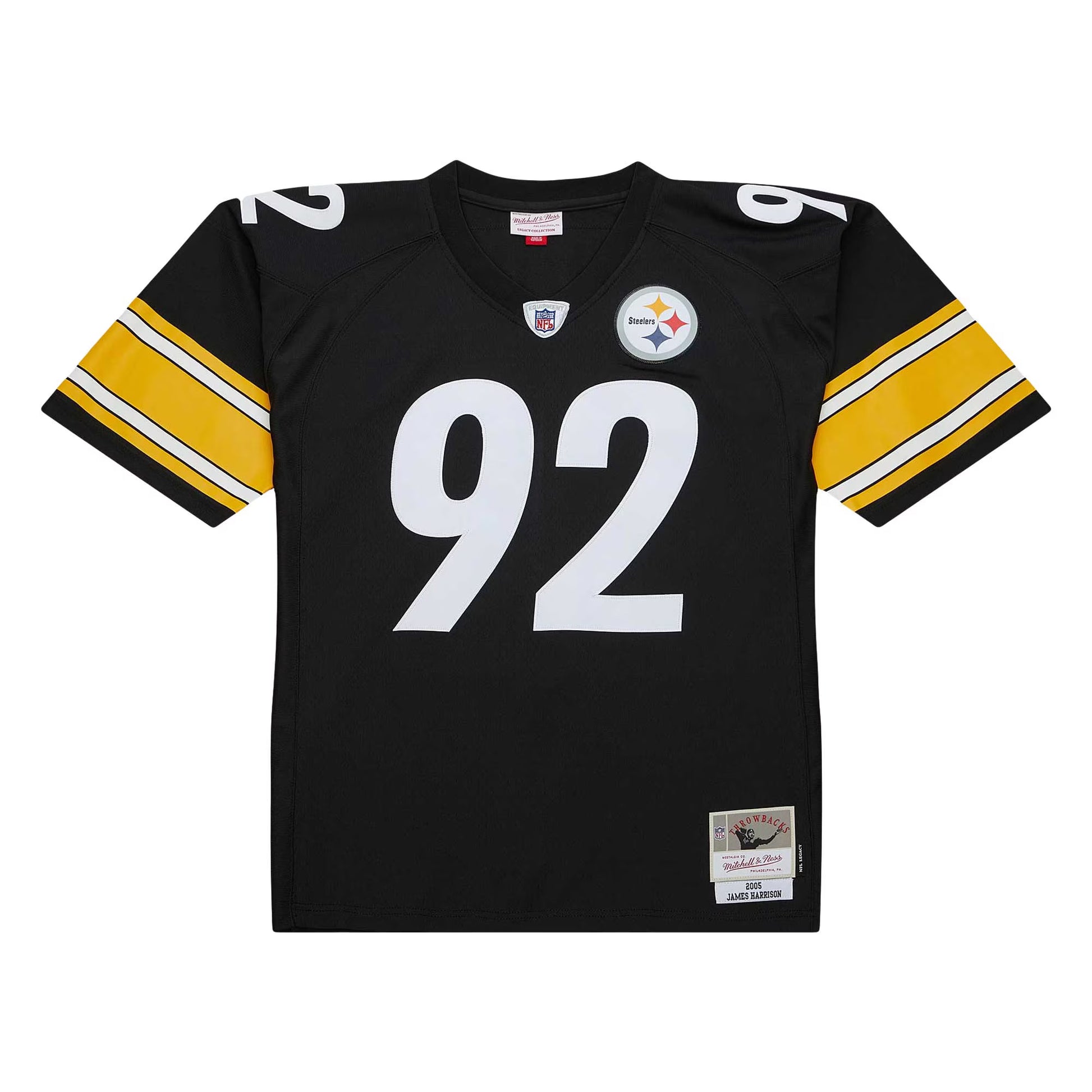 James Harrison Pittsburgh Steelers Mitchell &amp; Ness Legacy Replica Jersey - Black