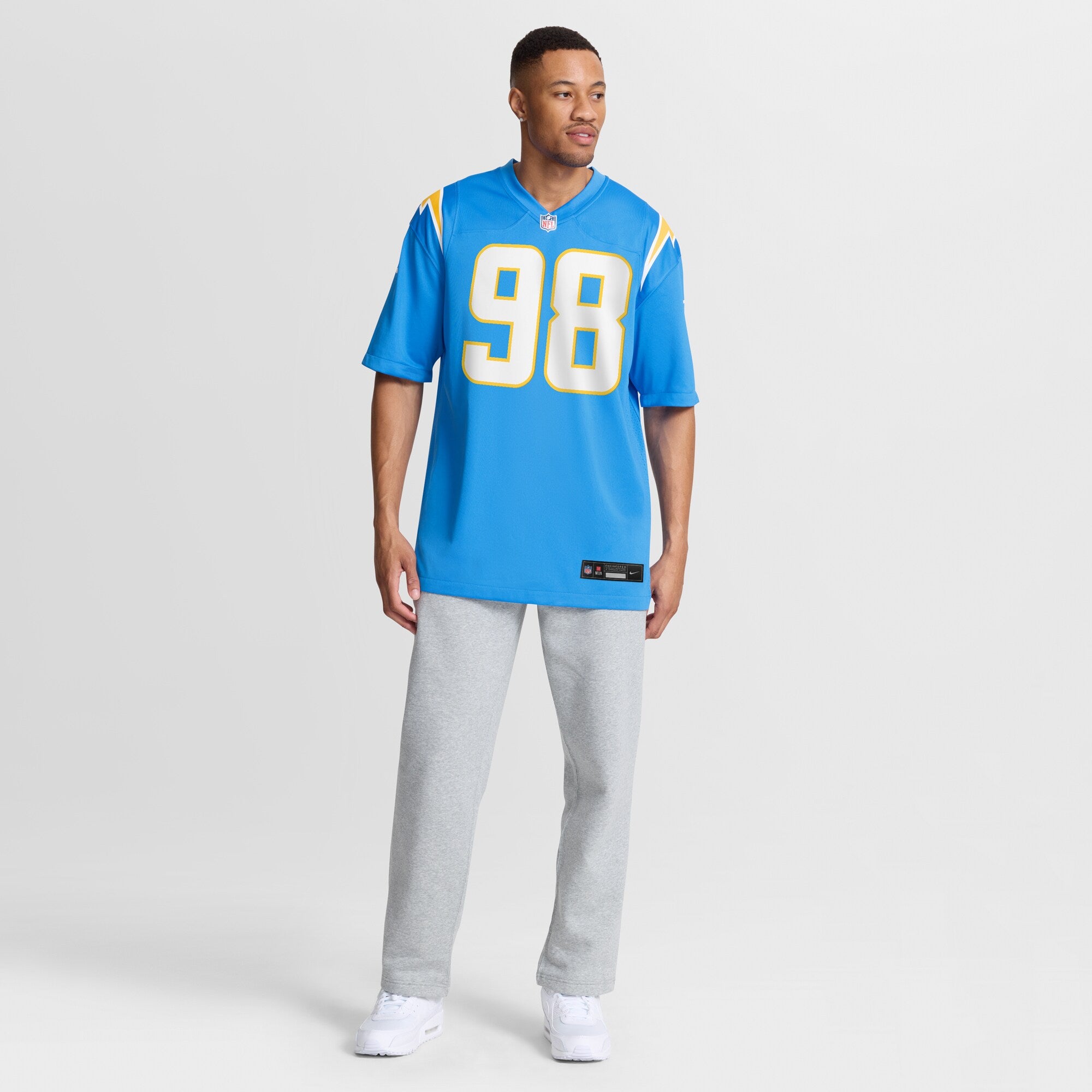 Odafe Oweh Los Angeles Chargers Nike Team Game Jersey -  Powder Blue