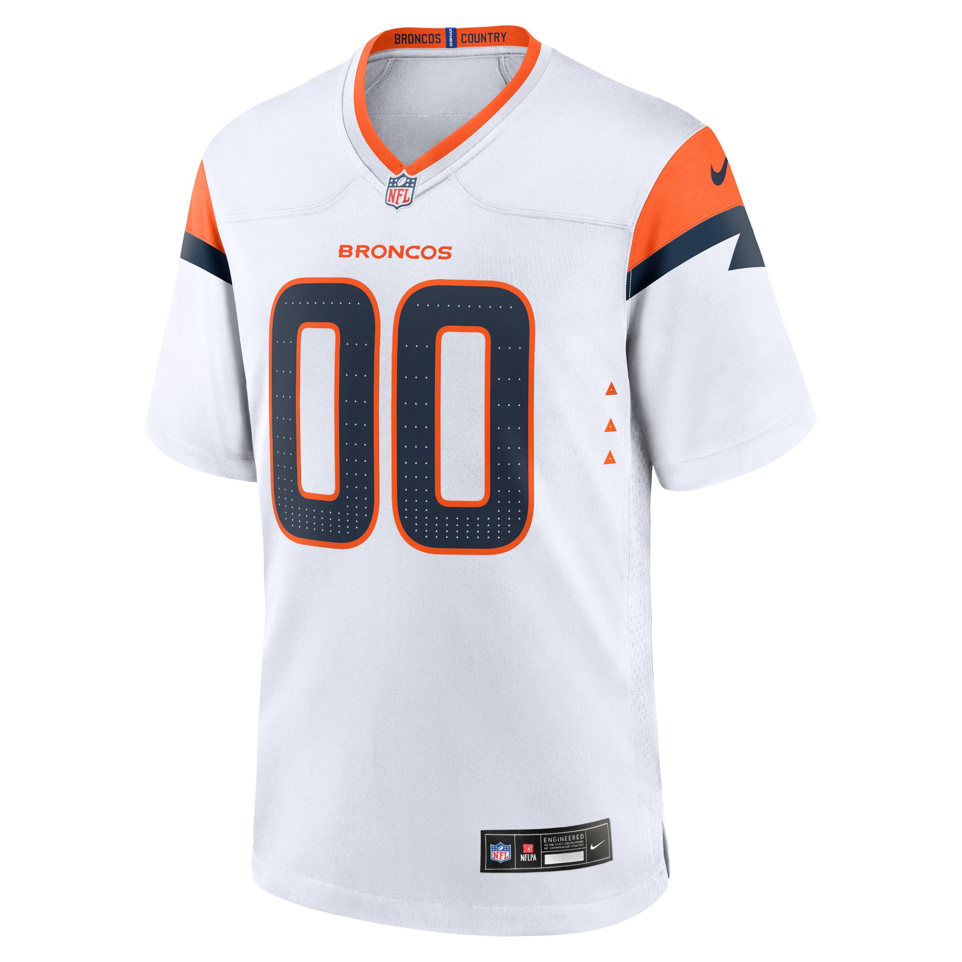 Denver Broncos Nike Mile High Collection Custom Game Jersey - White
