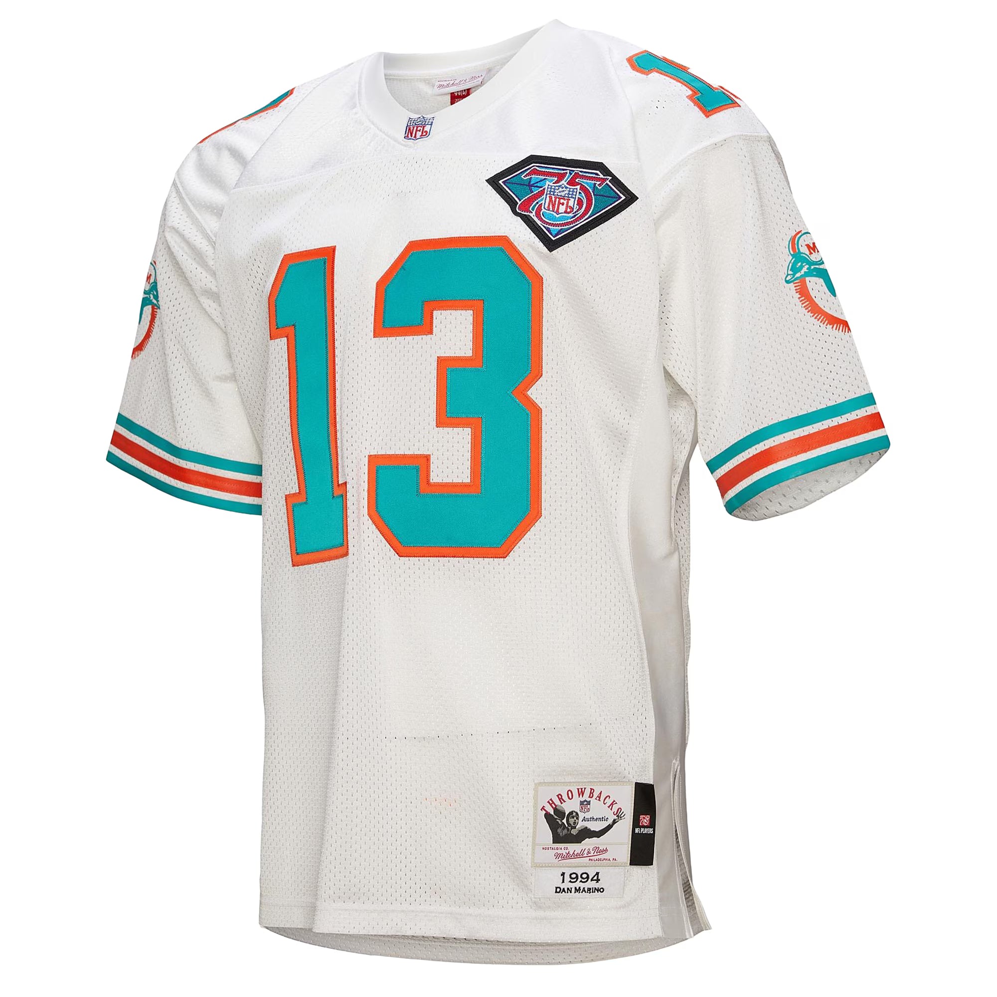 Dan Marino Miami Dolphins 1994 Mitchell &amp; Ness Authentic Throwback Retired Player Jersey - White