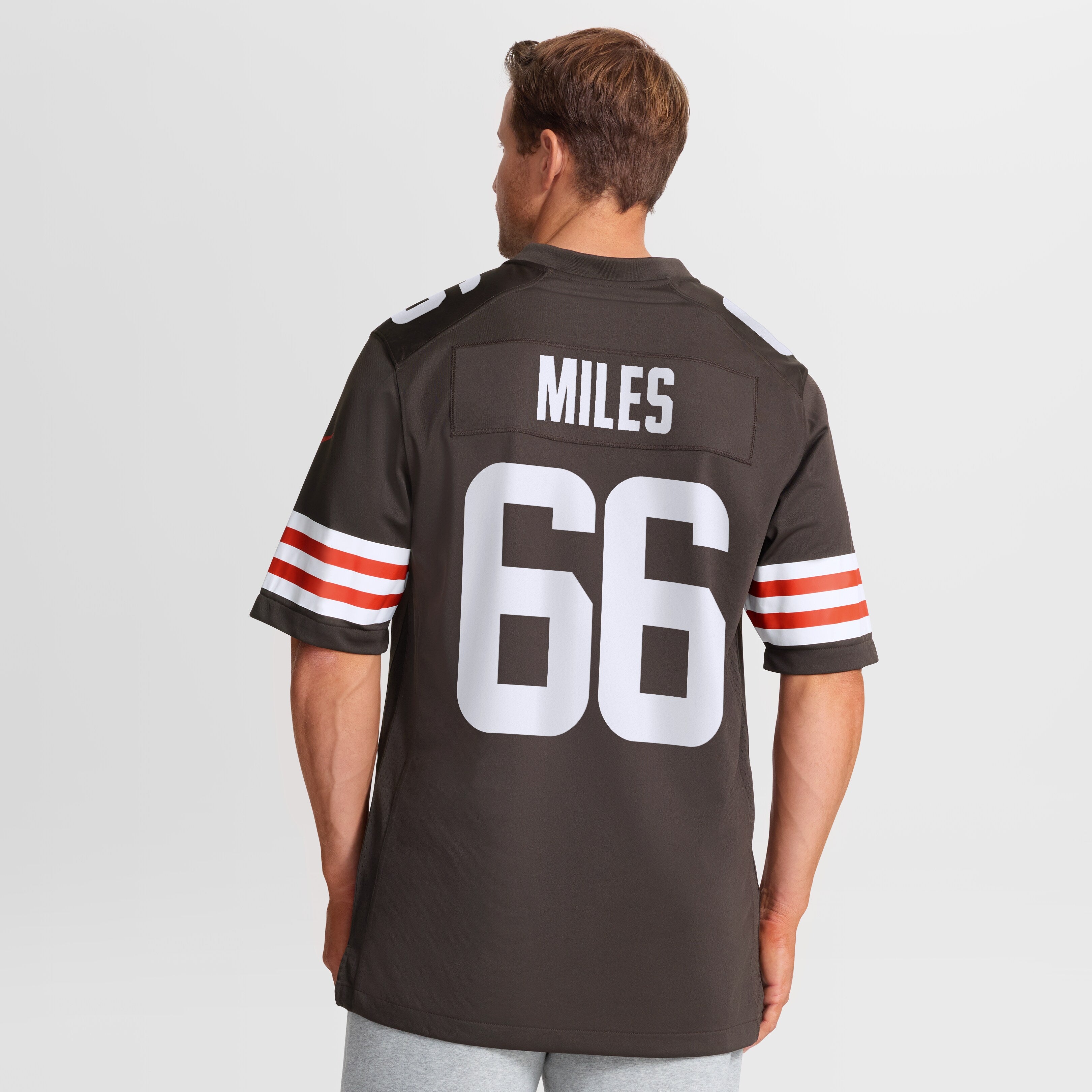 Joshua Miles Cleveland Browns Nike Team Game Jersey -  Brown