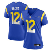 Puka Nacua Los Angeles Rams Nike Women's Game Player Jersey - Royal