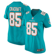 River Cracraft Miami Dolphins Nike Women's Game Player Jersey - Aqua