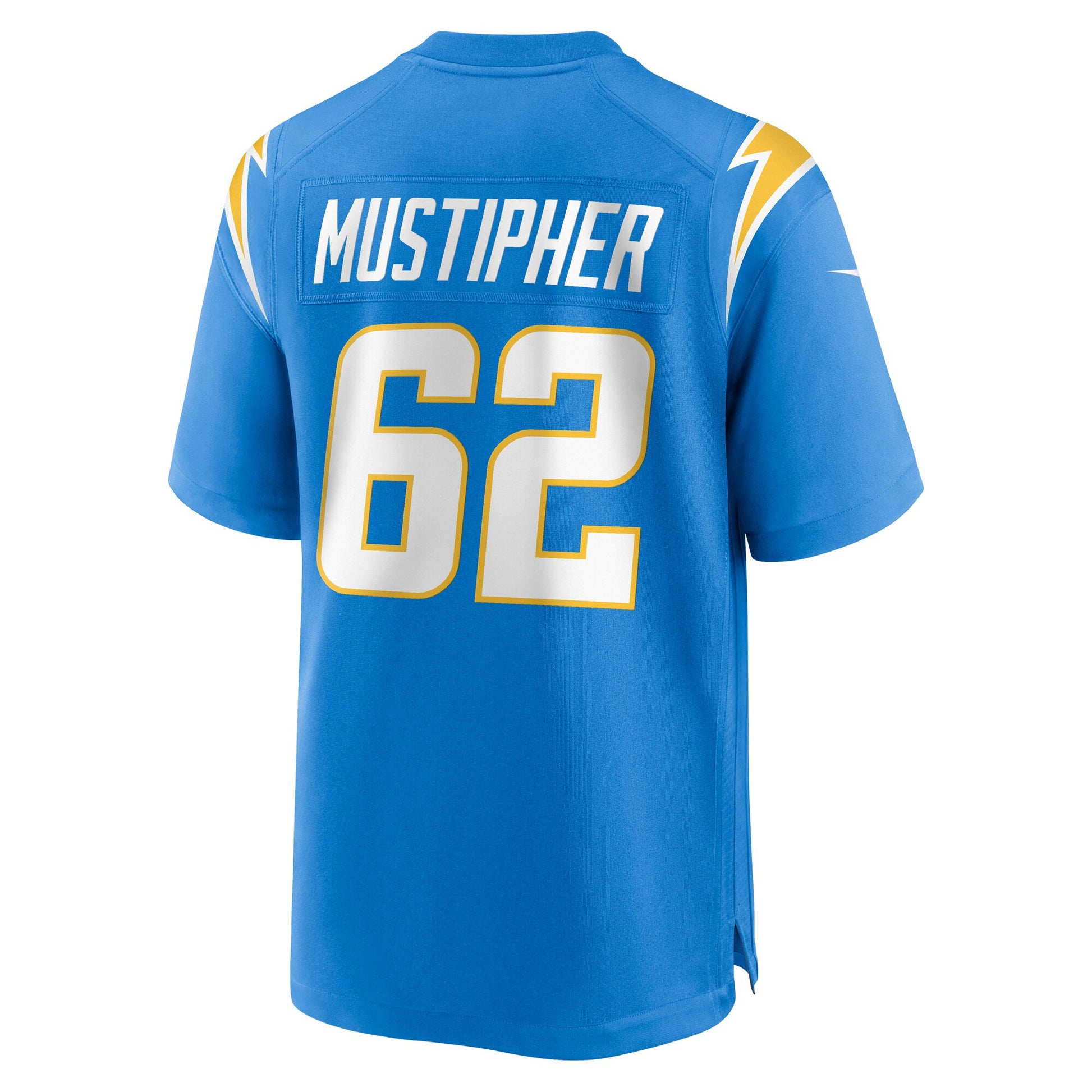Sam Mustipher Los Angeles Chargers Nike Team Game Jersey -  Powder Blue