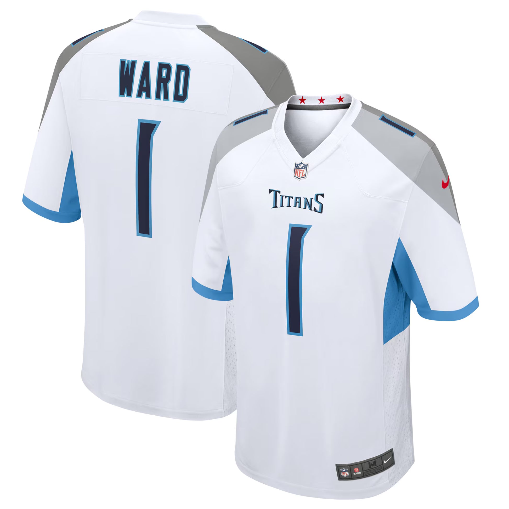 Cameron Ward Tennessee Titans Nike 2025 NFL Draft First Round Pick  Game Jersey - White