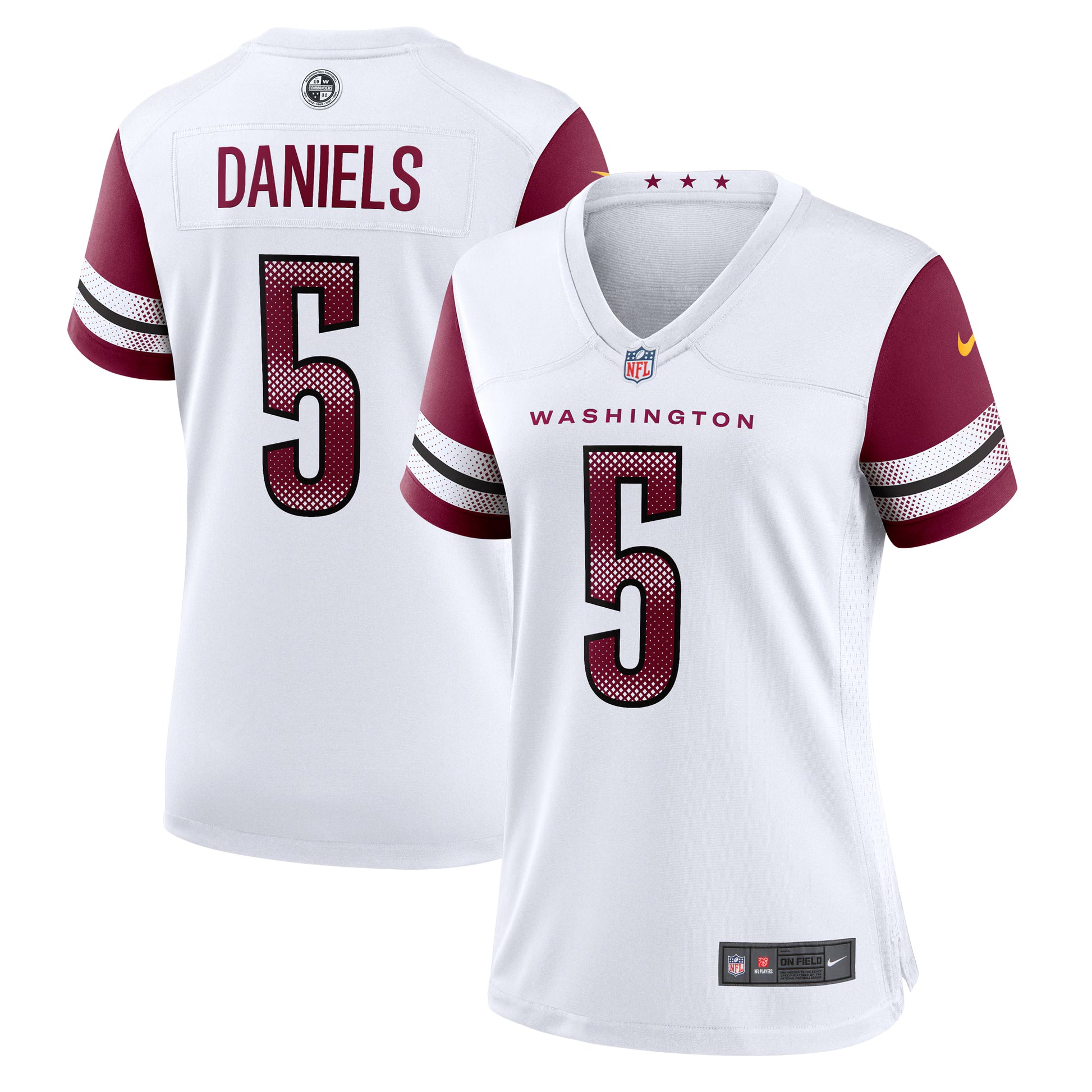 Jayden Daniels Washington Commanders Nike Women's Game Jersey -  White