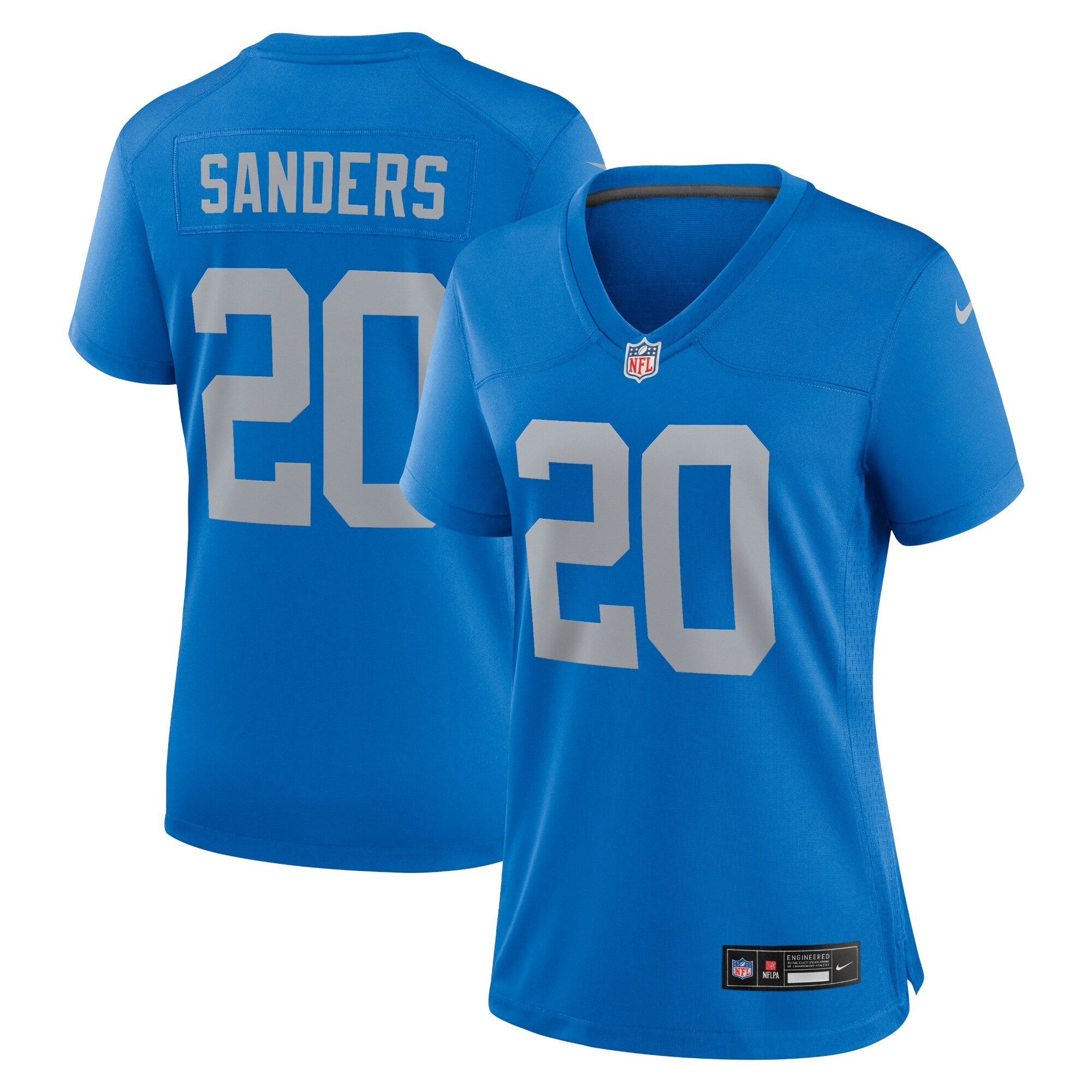Barry Sanders Detroit Lions Nike Women's Alternate Game Jersey - Blue