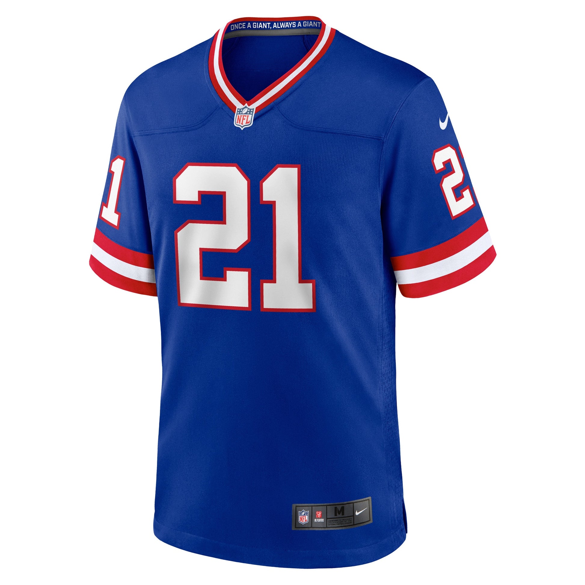 Tiki Barber New York Giants Nike Retired Player Alternate Game Jersey - Royal