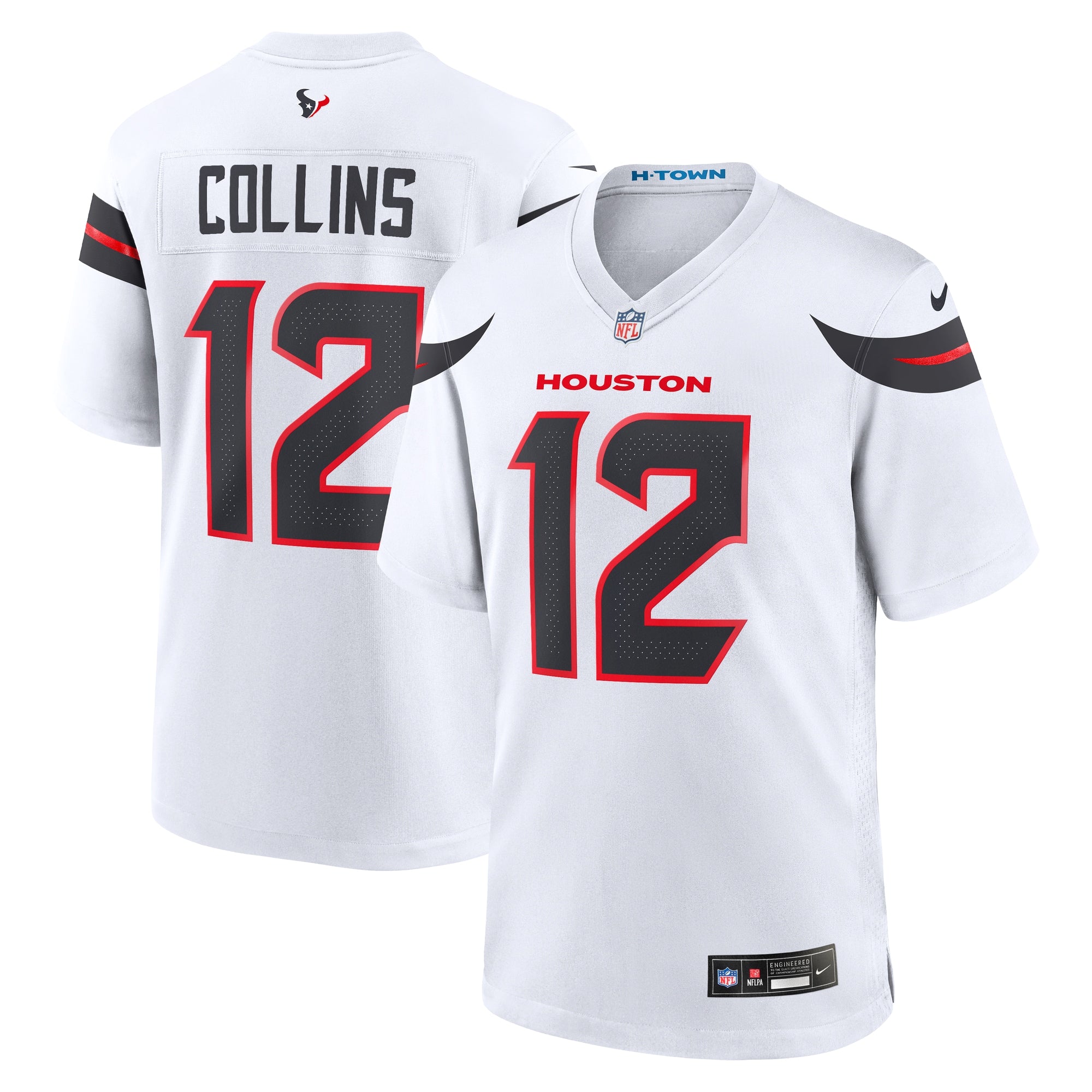 Nico Collins Houston Texans Nike Game Jersey -  White