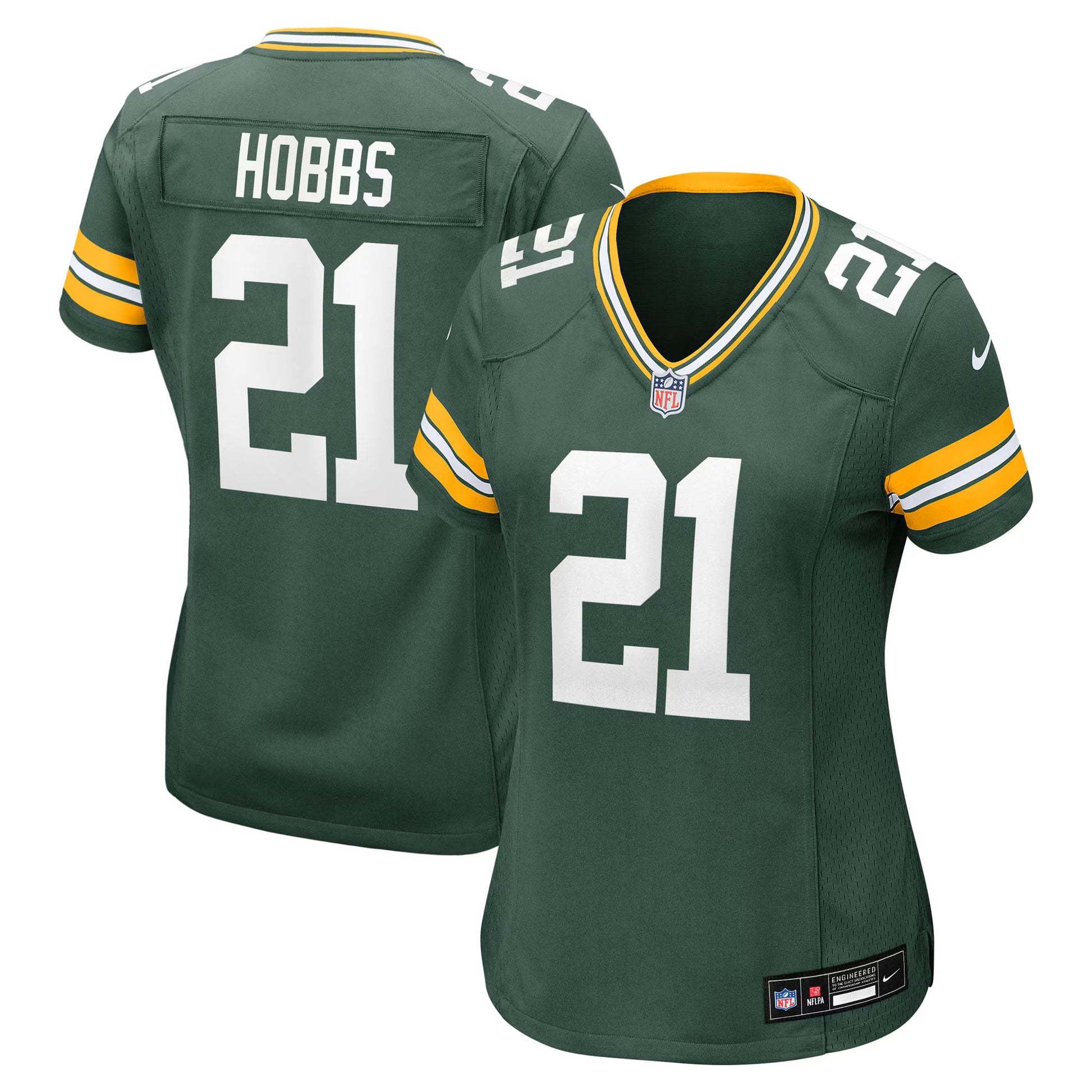 Nate Hobbs Green Bay Packers Nike Women's Team Game Jersey -  Green