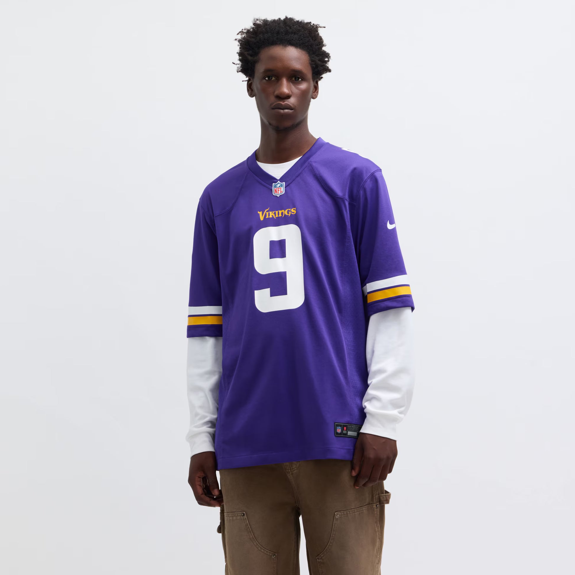 J.J. McCarthy Minnesota Vikings Nike  Player Game Jersey - Purple