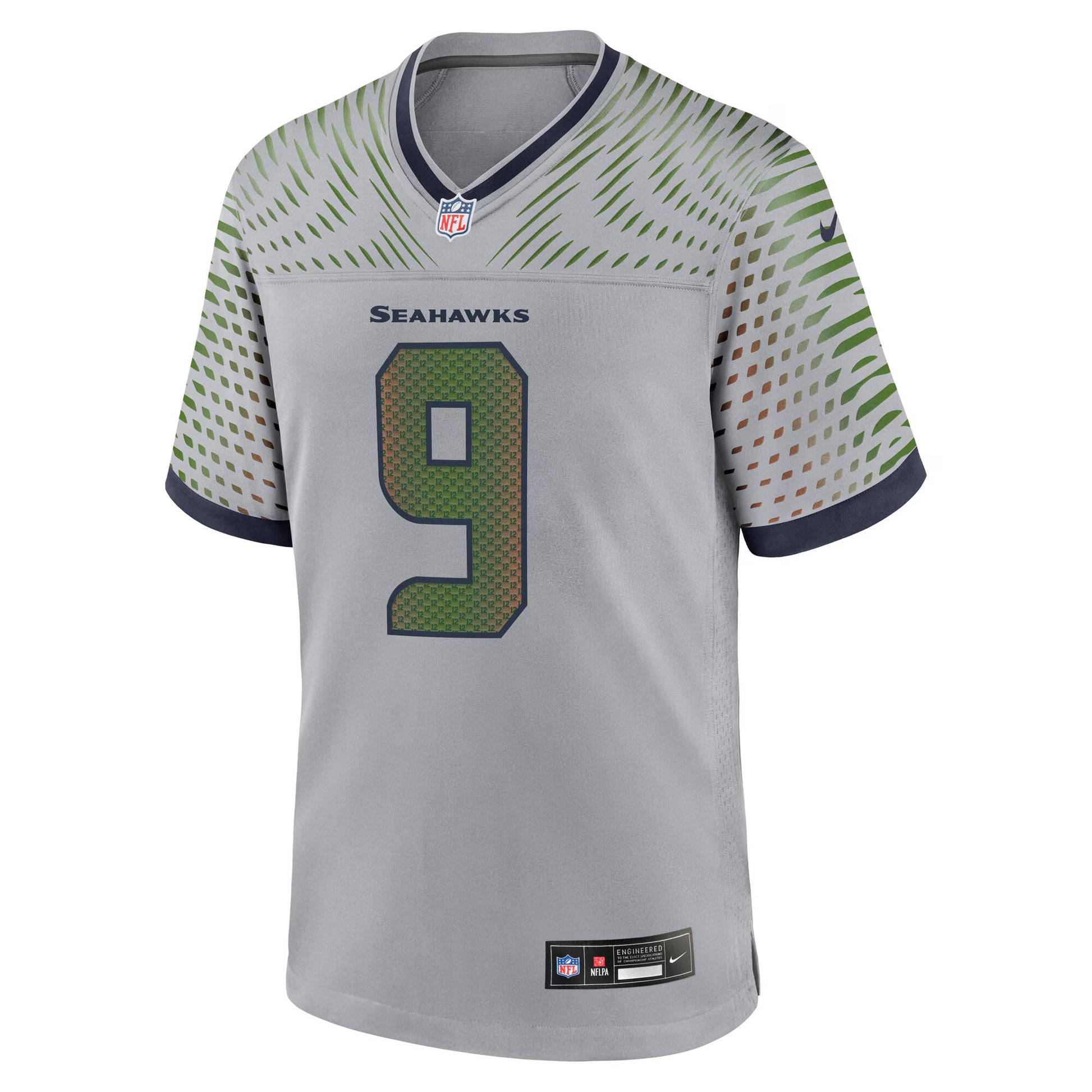 Kenneth Walker III Seattle Seahawks Nike 2025 Rivalries Collection Game Jersey - Wolf Gray