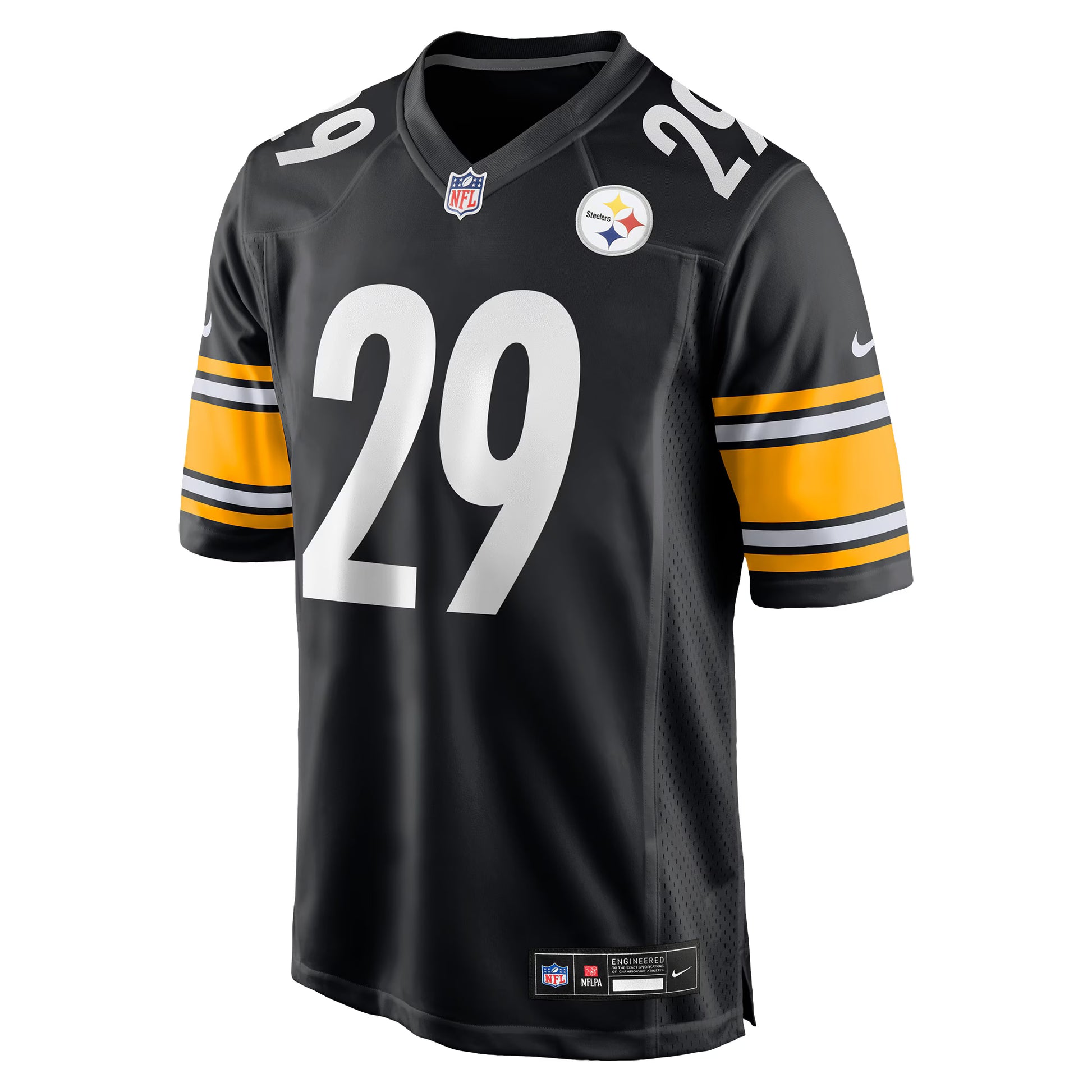 Kyle Dugger Pittsburgh Steelers Nike Team  Game Jersey -  Black