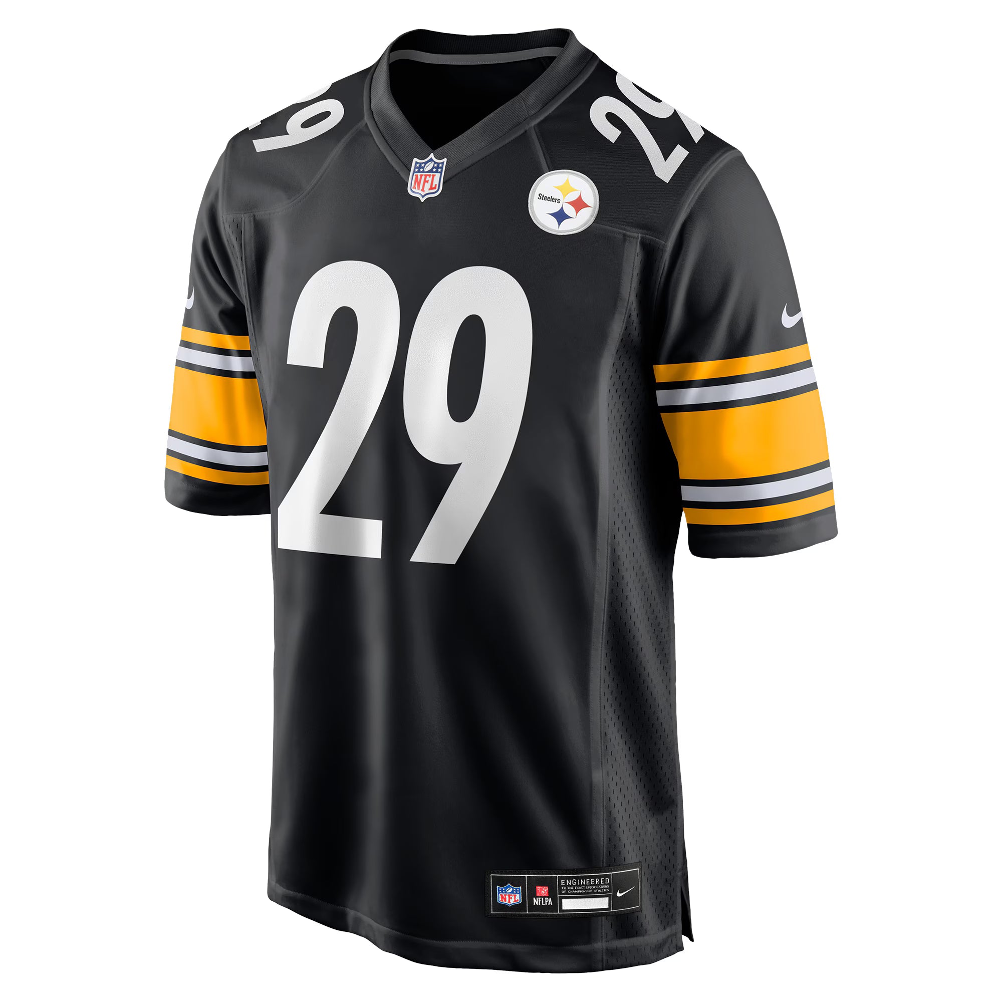 Kyle Dugger Pittsburgh Steelers Nike Team  Game Jersey -  Black